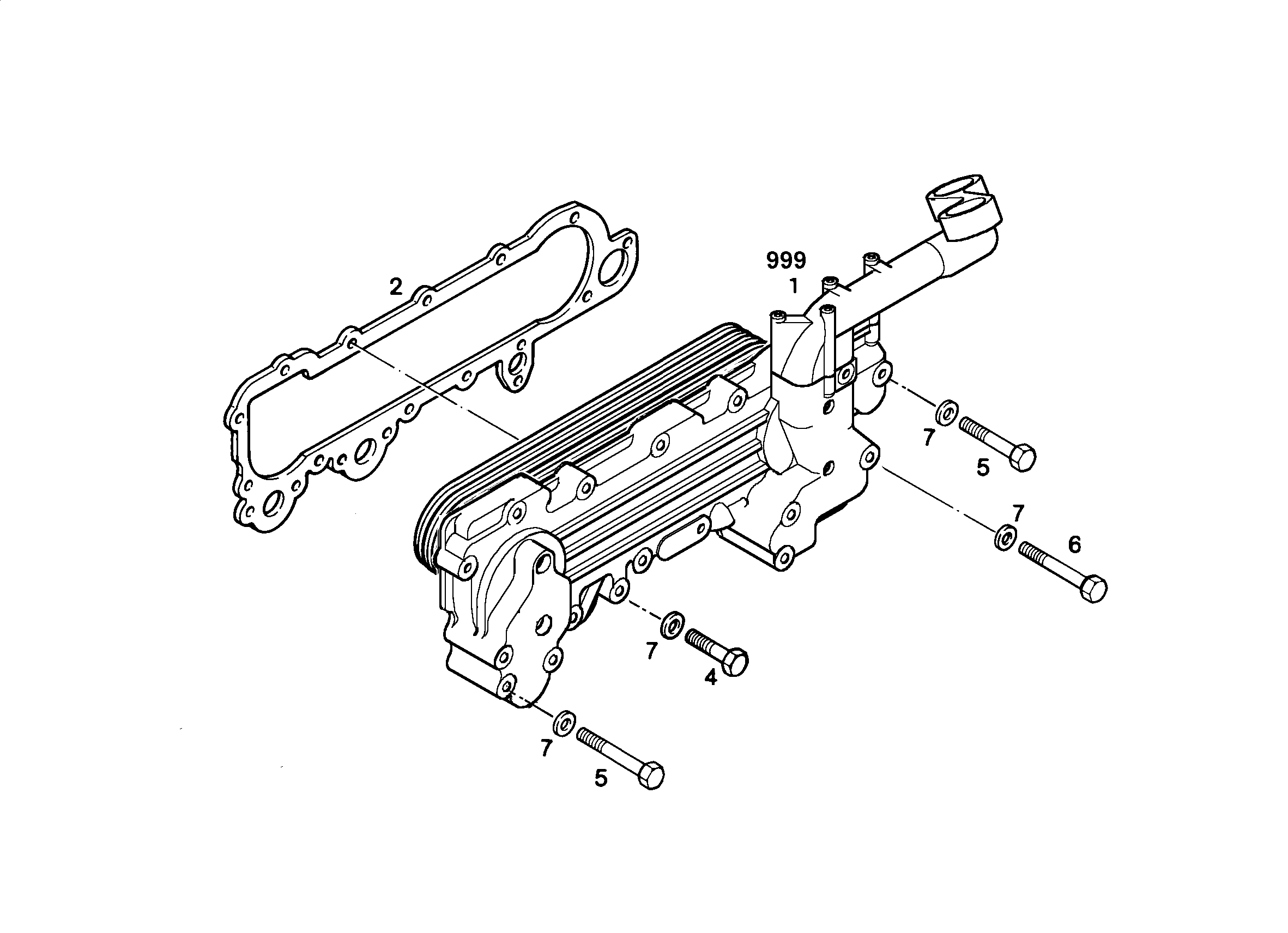 МАСЛЯНЫЙ РАДИАТОР 9888276 LIEBHERR