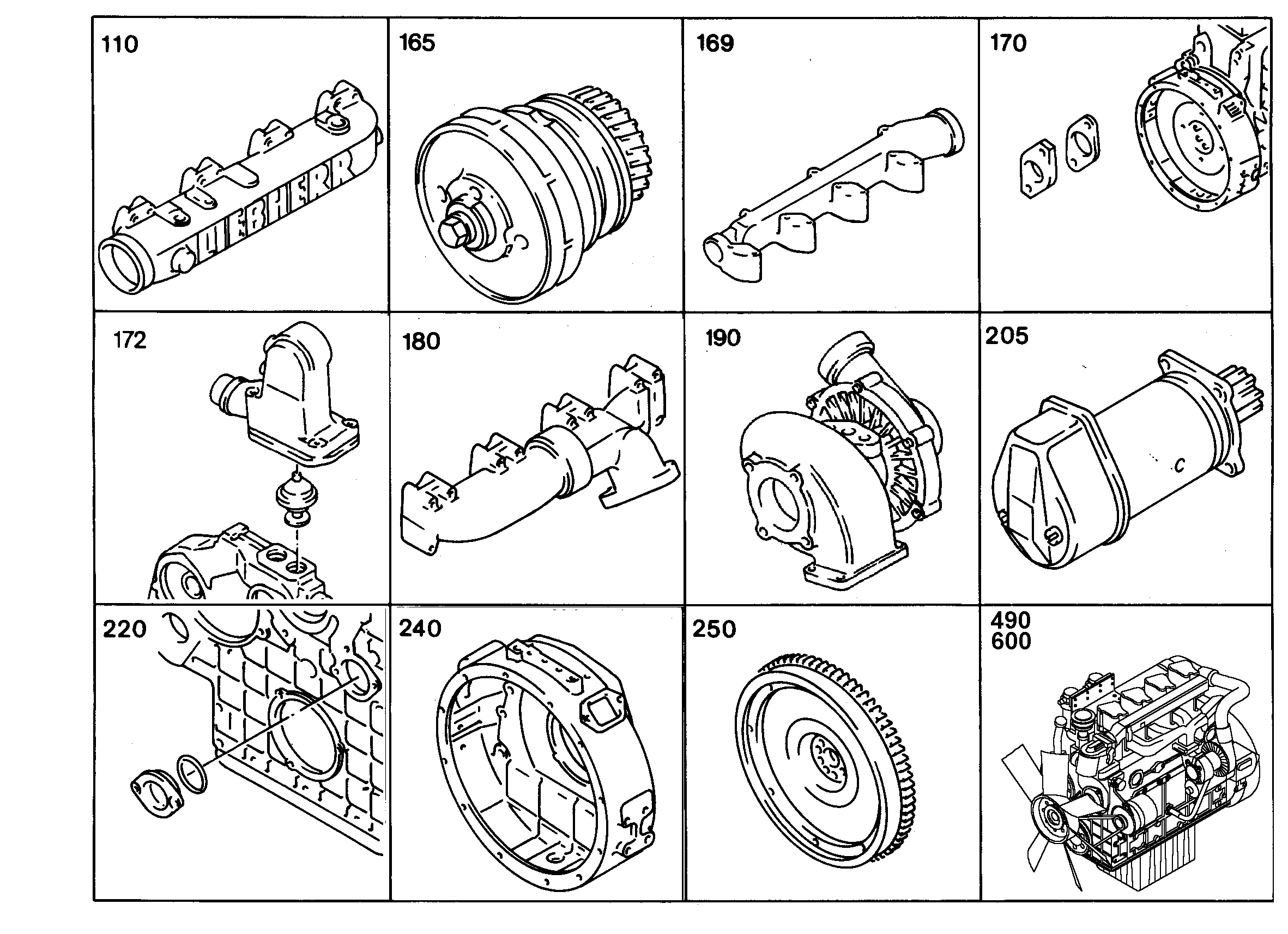 ГАЗОВЫЙ ДВИГАТЕЛЬ AT G926 TI 9883403 LIEBHERR