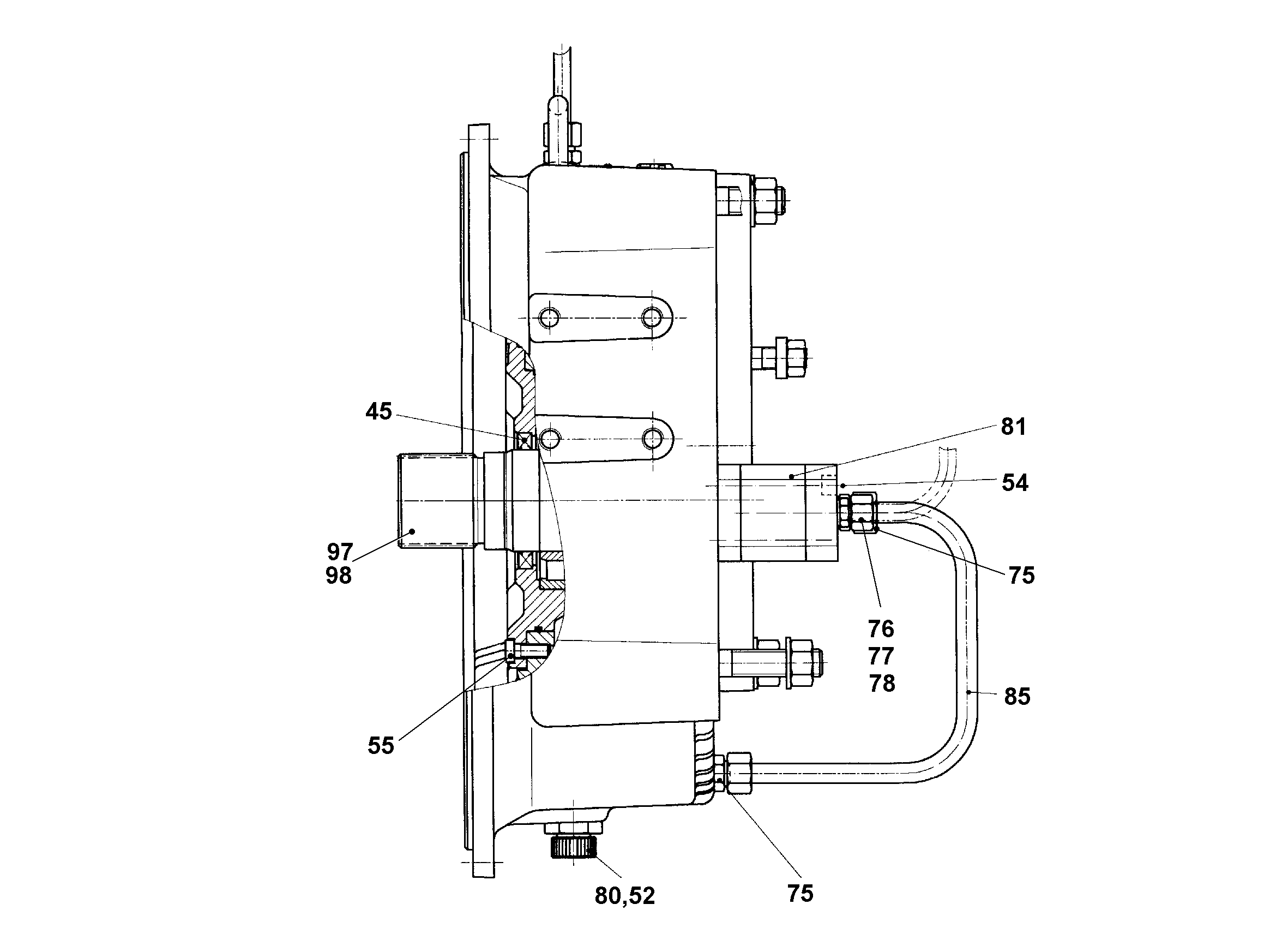 ГАЙКА НАКИДНАЯ ML12 247048802 LIEBHERR