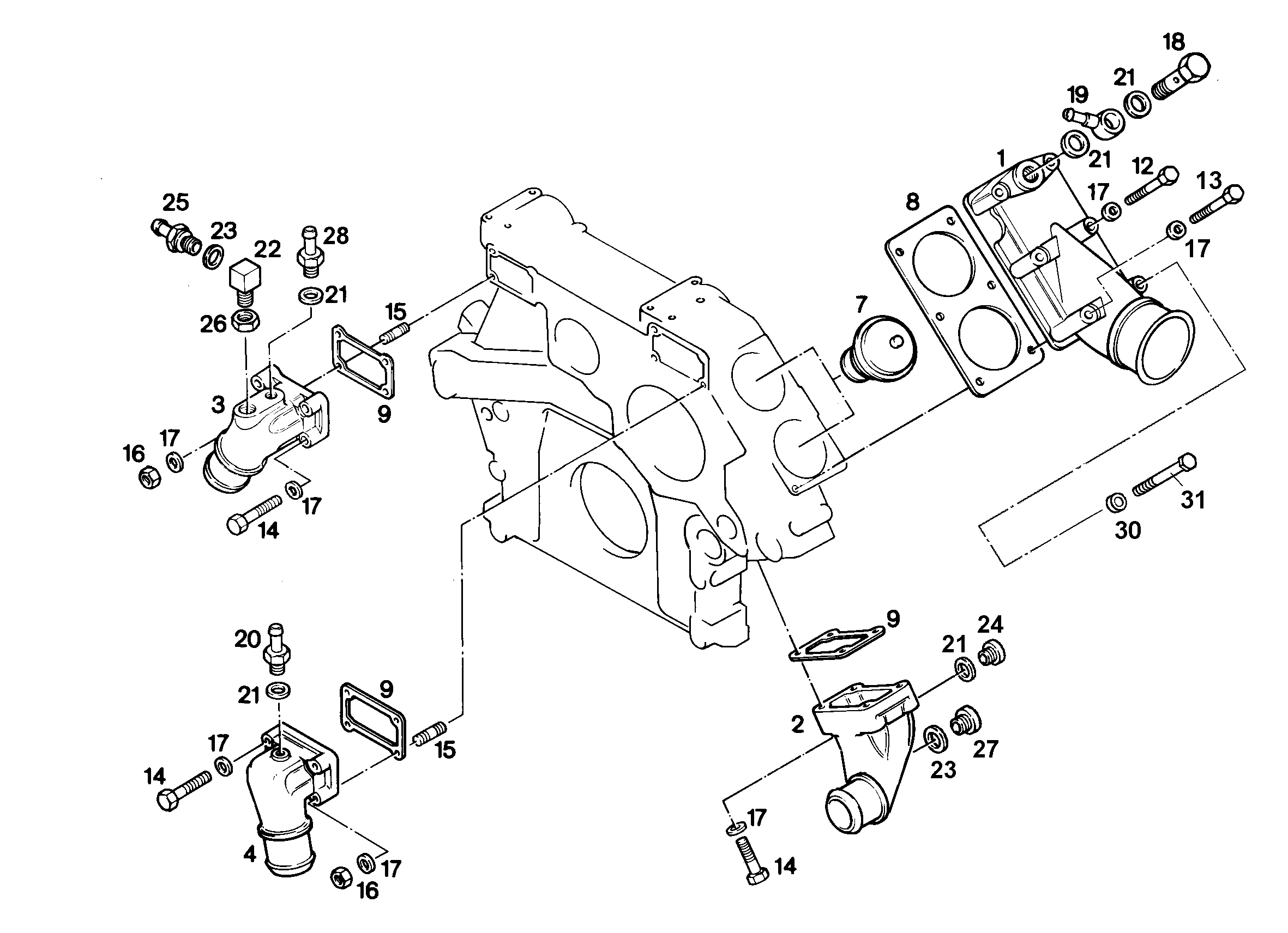 КОРПУС 9884113 LIEBHERR