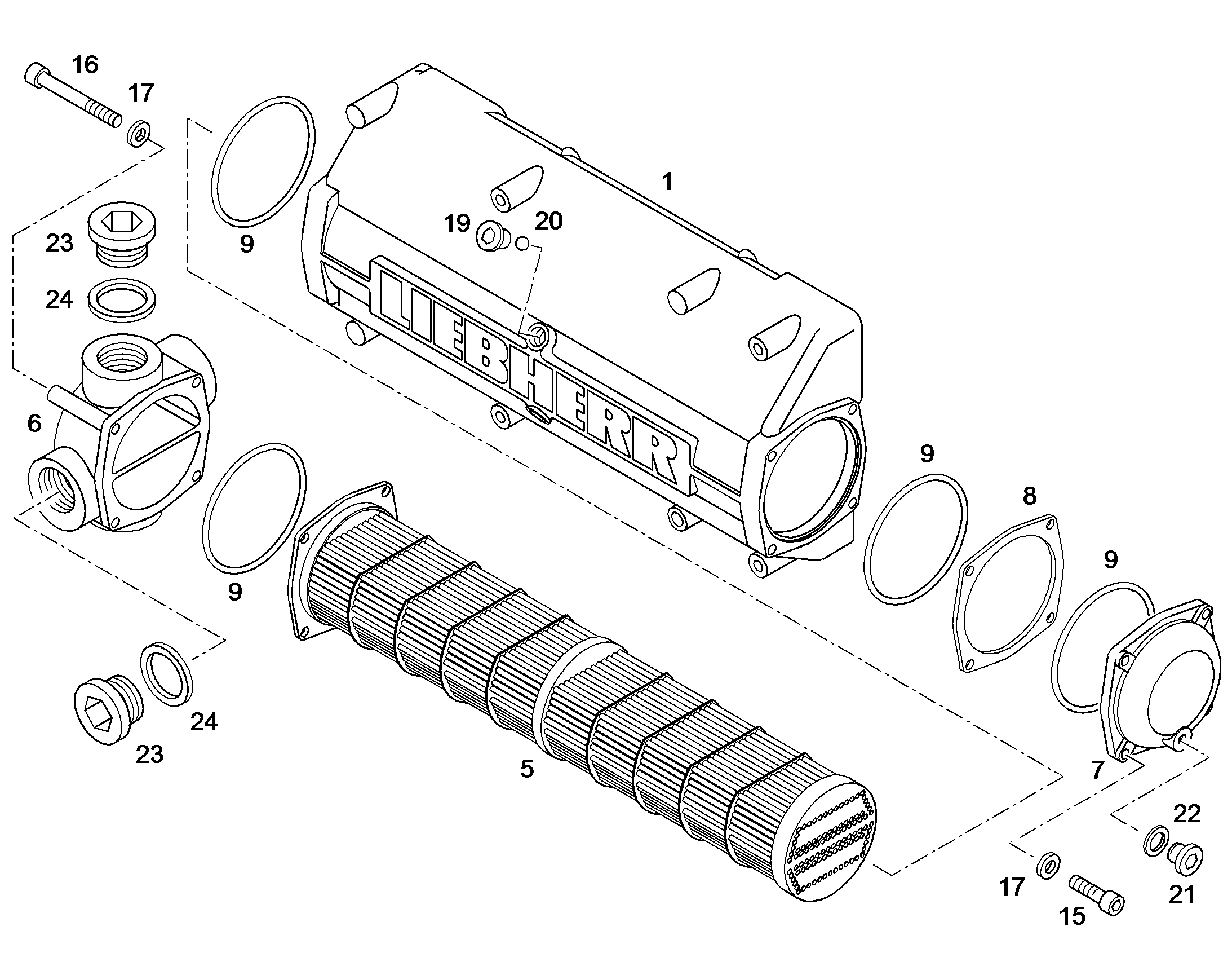 ЗАГЛУШКА РЕЗЬБОВАЯ DIN 908 G 1 1/2-11 A 12213402 LIEBHERR