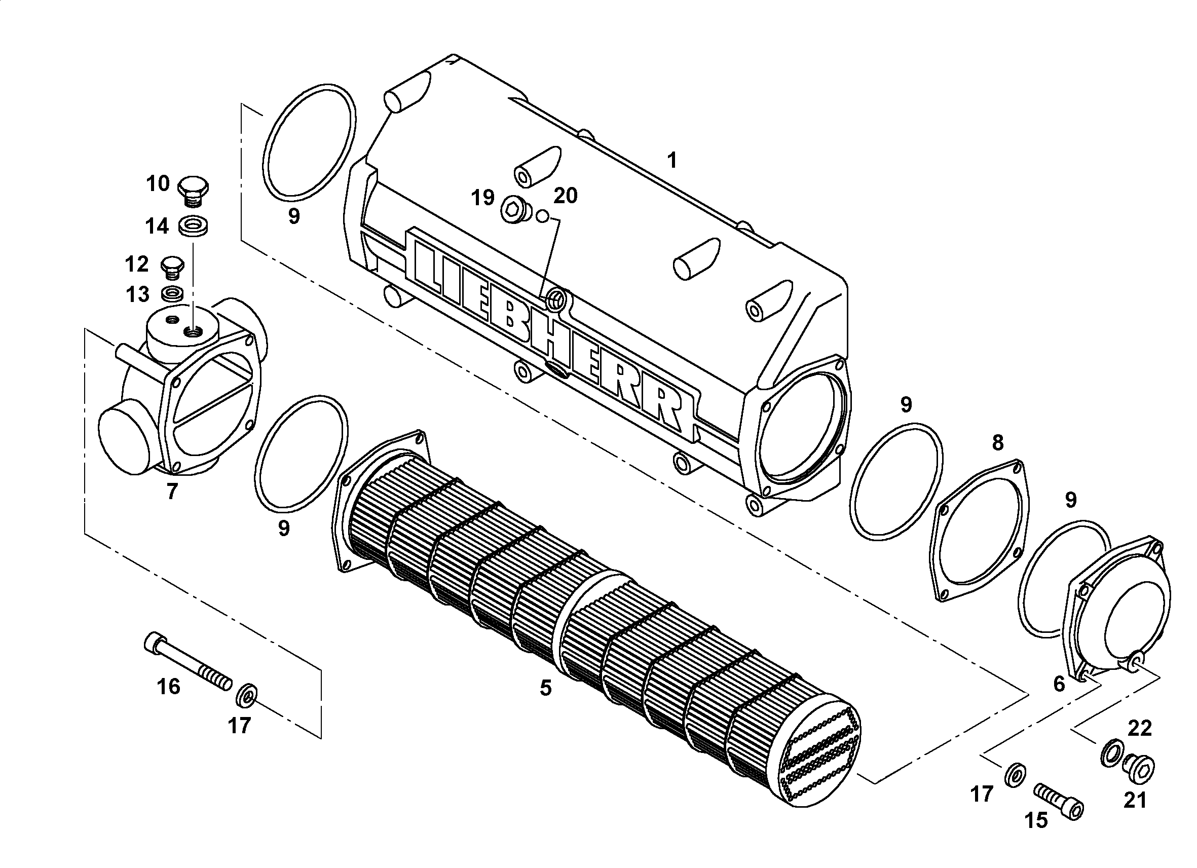 ЗАГЛУШКА РЕЗЬБОВАЯ M10X1,25 7381577 LIEBHERR