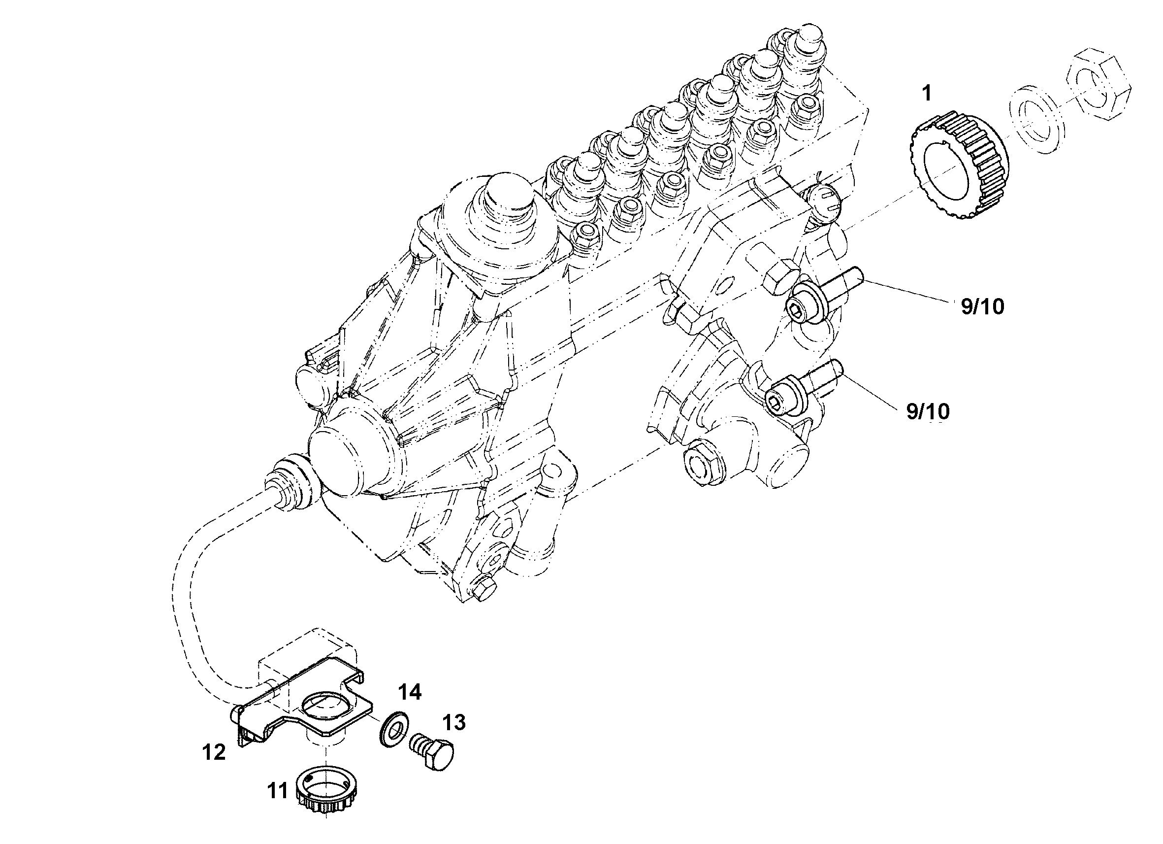 ГАЙКА ФИКСИРУЮЩАЯ 7382145 LIEBHERR