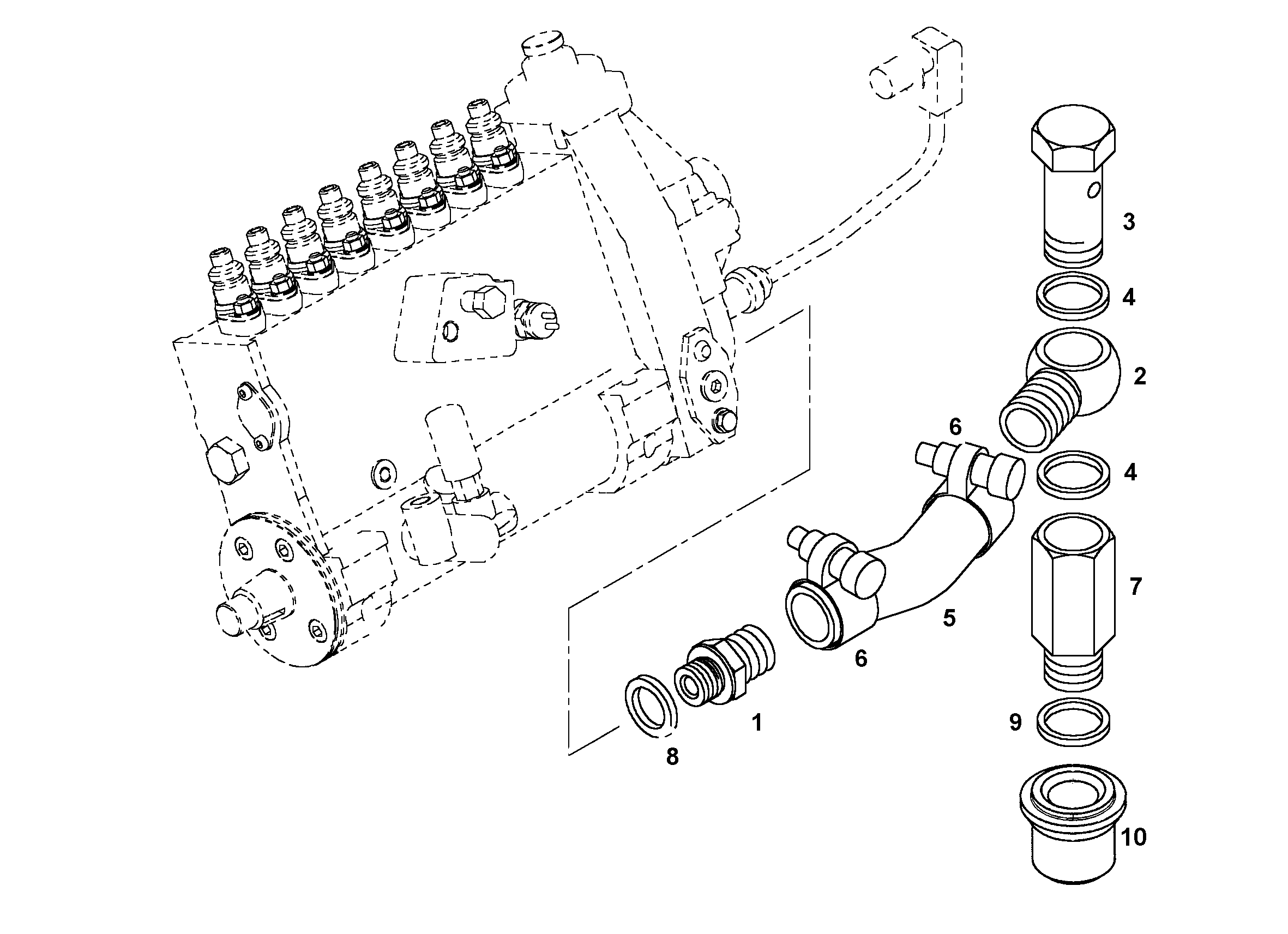НИППЕЛЬ ШЛАНГОВЫЙ 11SMnPb30+C 9883292 LIEBHERR