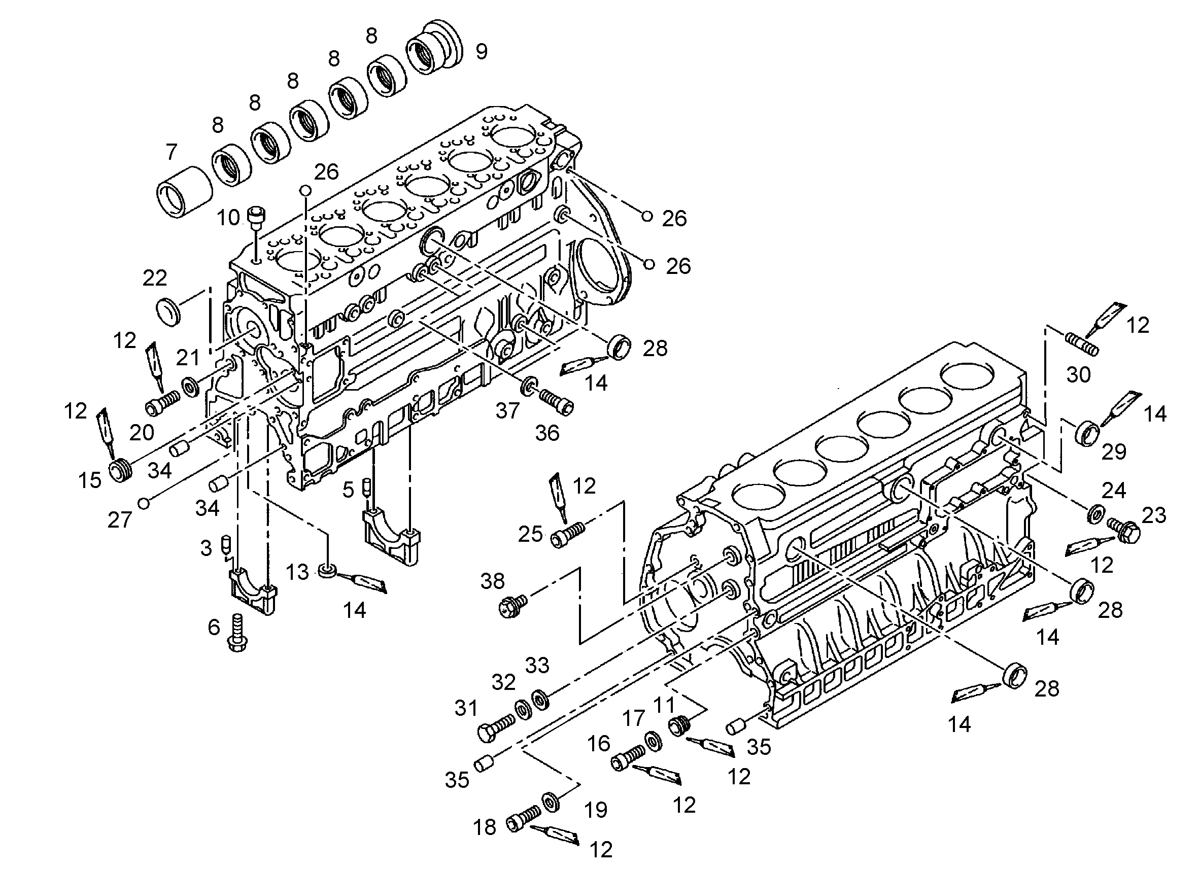 ШТИФТ ЦИЛИНДРИЧЕСКИЙ 16h8X24 10011778 LIEBHERR