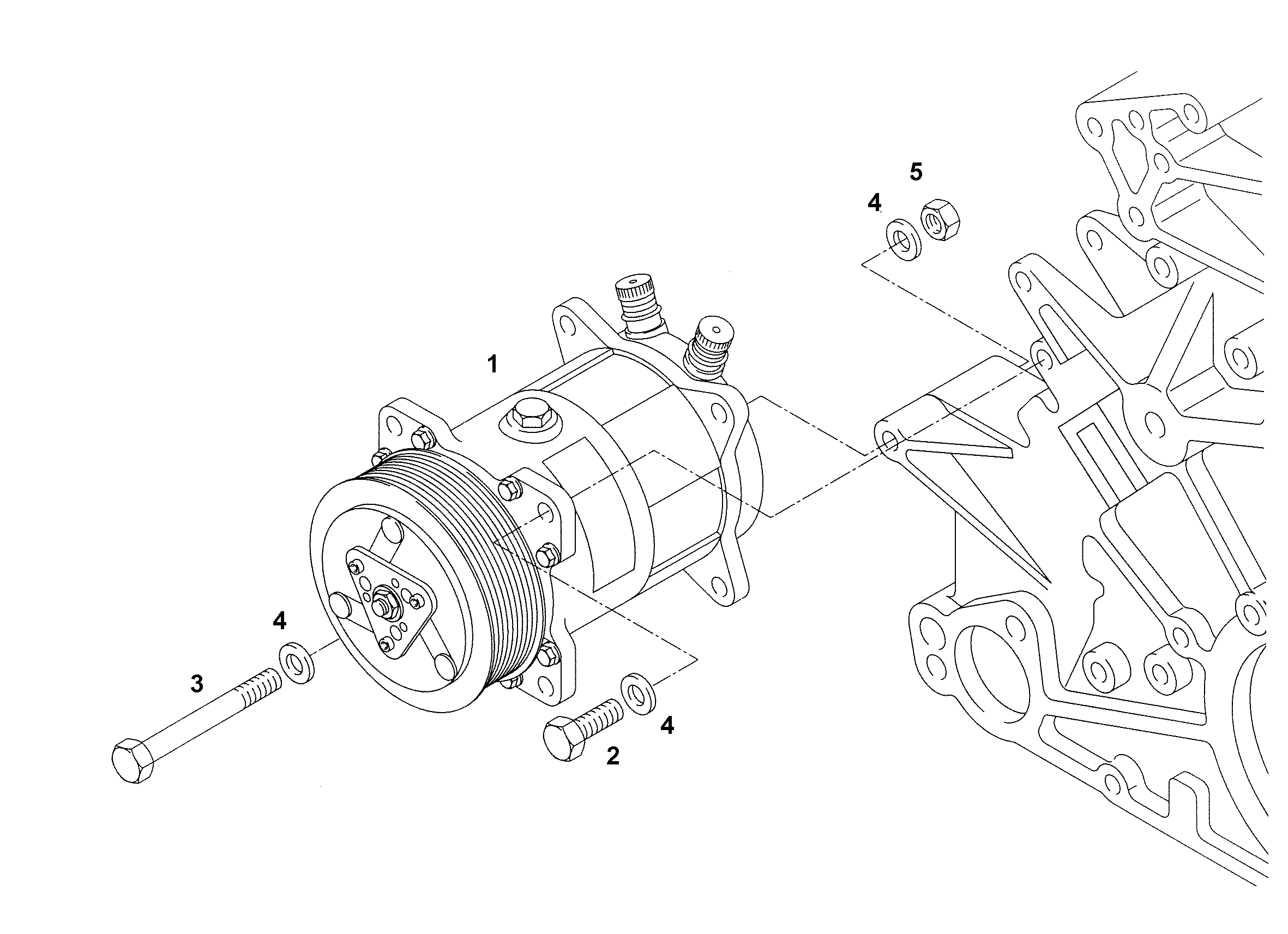 БОЛТ С ШЕСТИГРАННОЙ ГОЛОВКОЙ M10X40 8.8 MAN183-B1 10011343 LIEBHERR