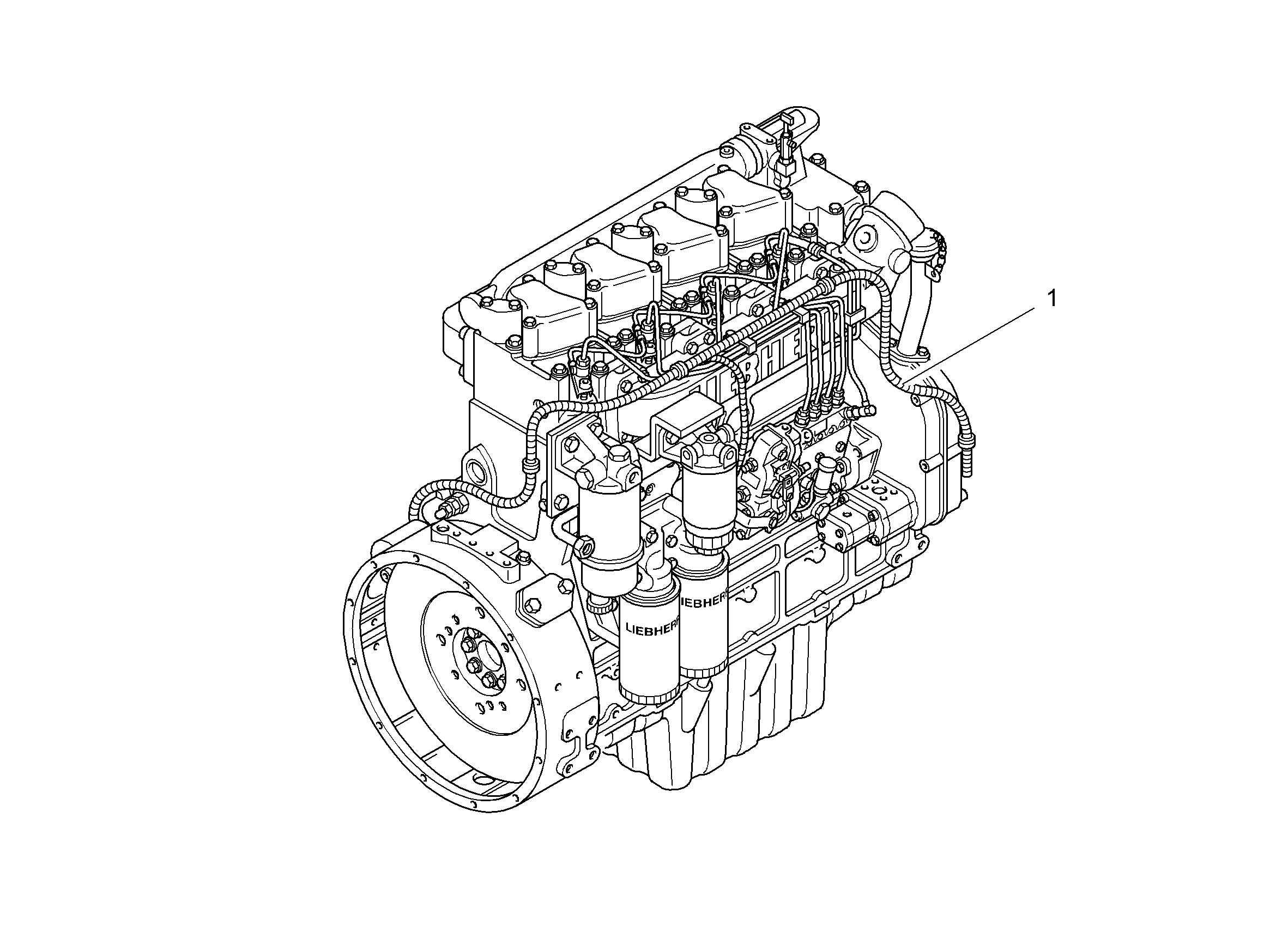ЖГУТ КАБЕЛЕЙ ОСНОВНОЙ 10028572 LIEBHERR