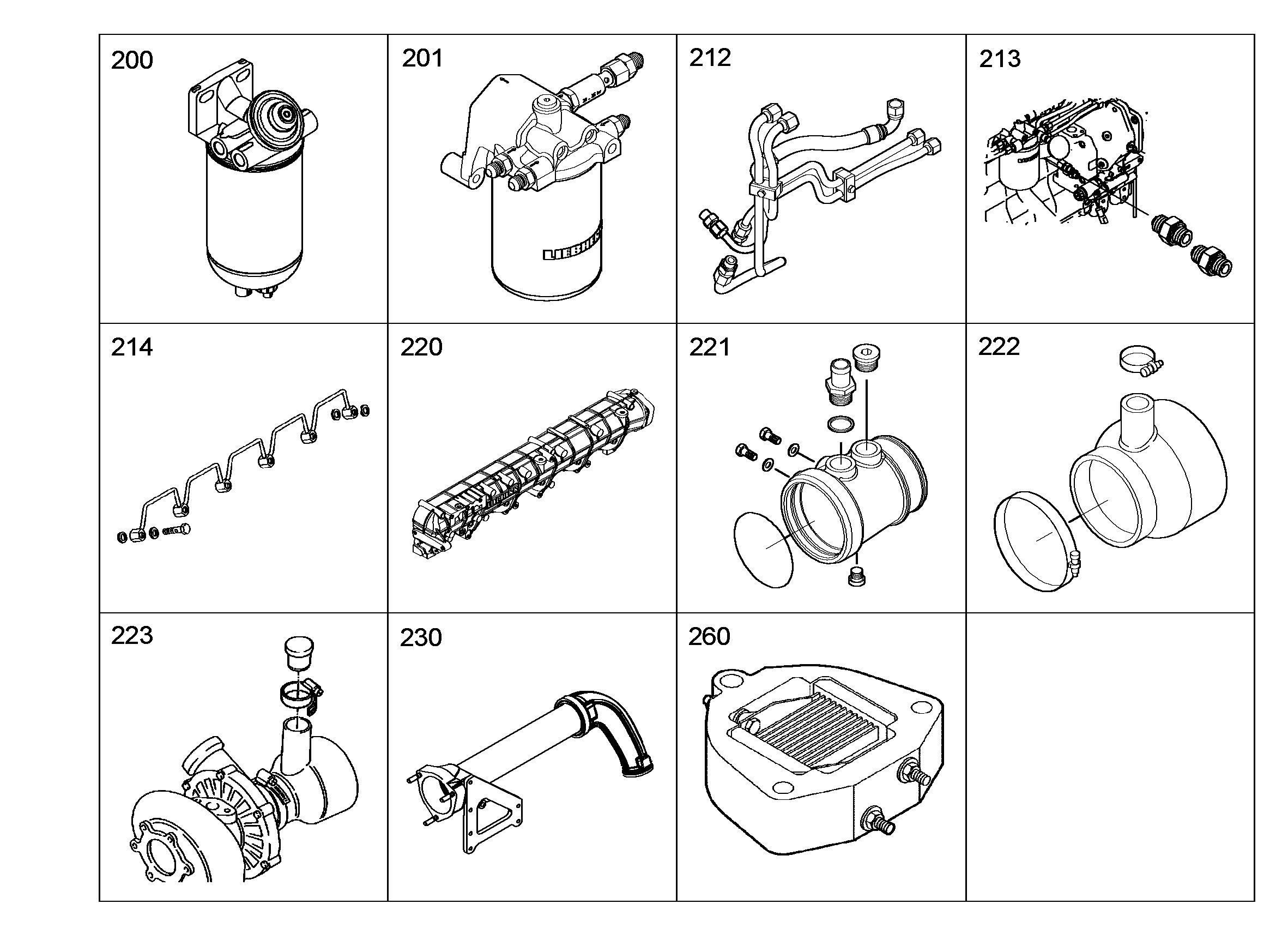 ЛИНИЯ СОЕДИНИТЕЛЬНАЯ, МОНТАЖ 9077302 LIEBHERR