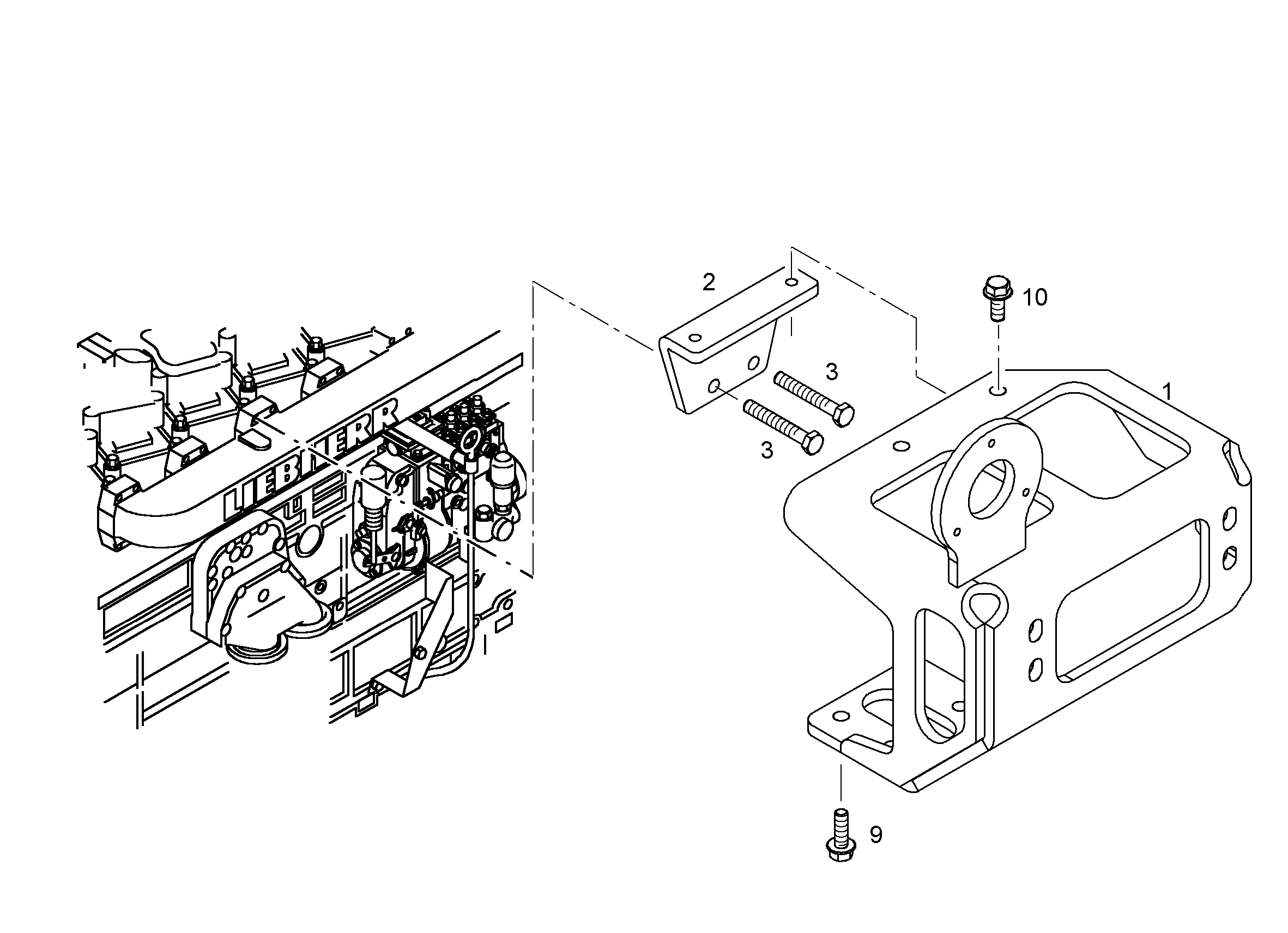 ПЛИТА 9079019 LIEBHERR