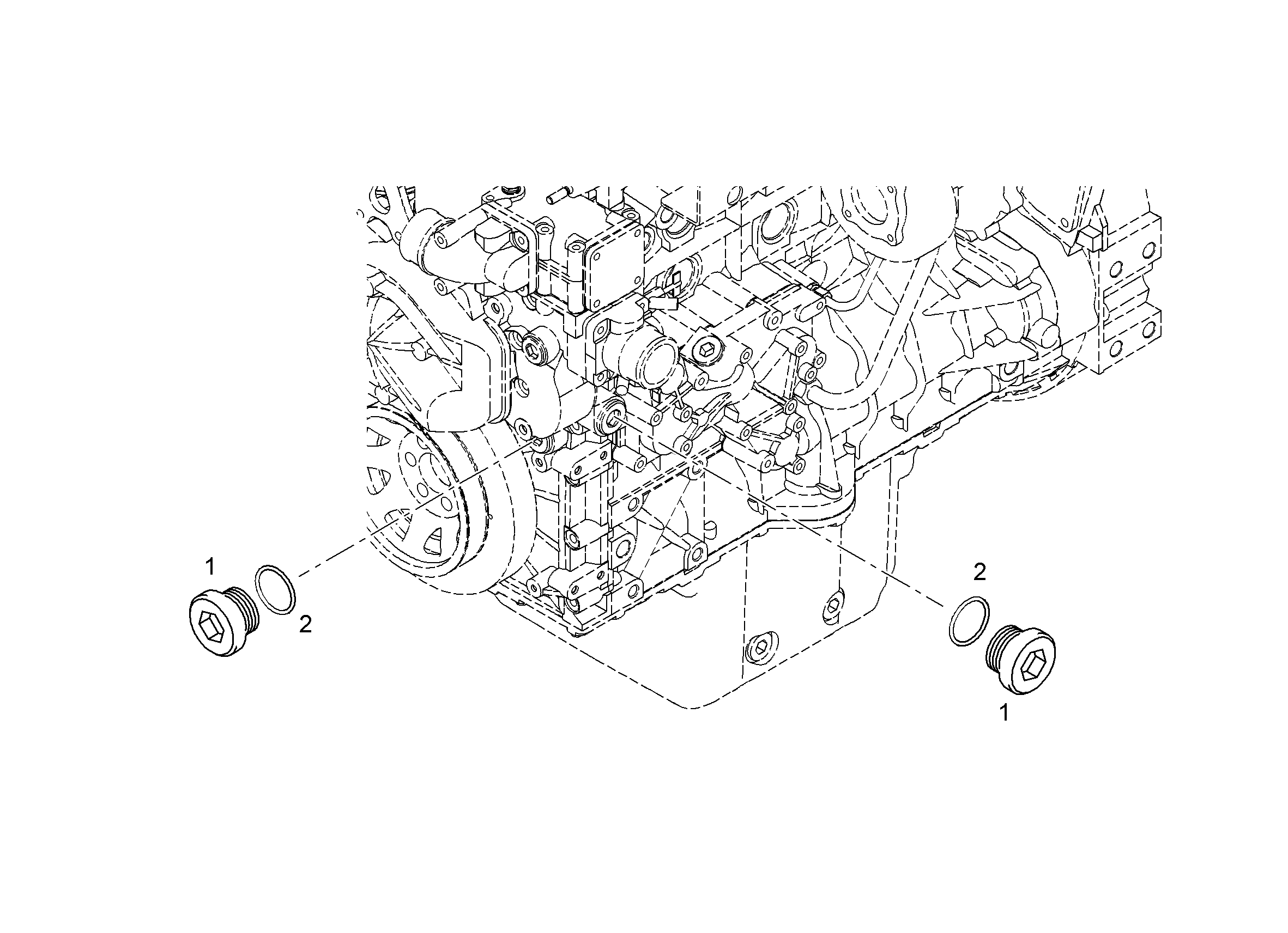 ЗАГЛУШКА РЕЗЬБОВАЯ M38X1,5 11SMnPb37 VERZINKT 9075028 LIEBHERR