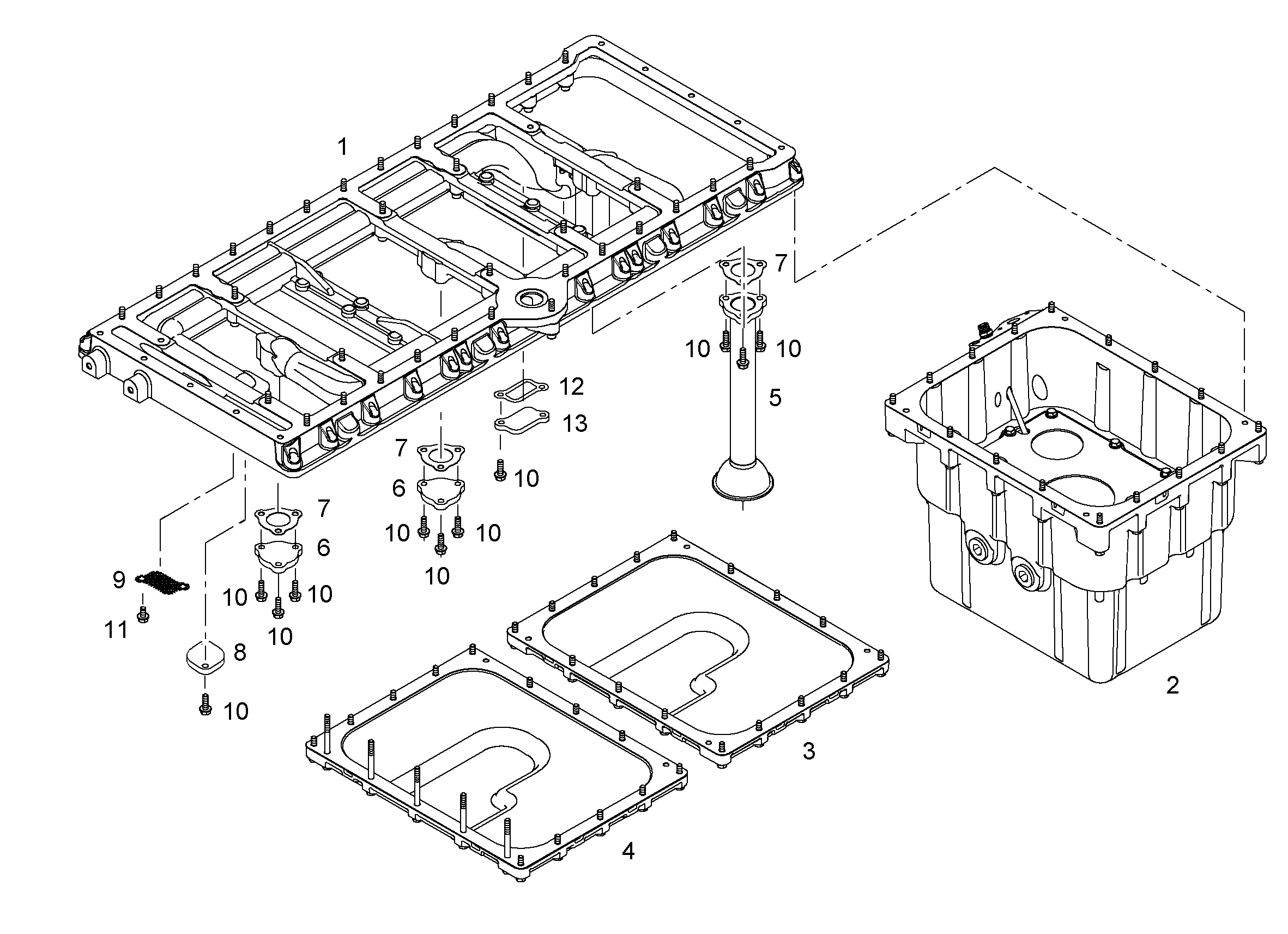 ВАННА МАСЛЯННАЯ 10134963 LIEBHERR