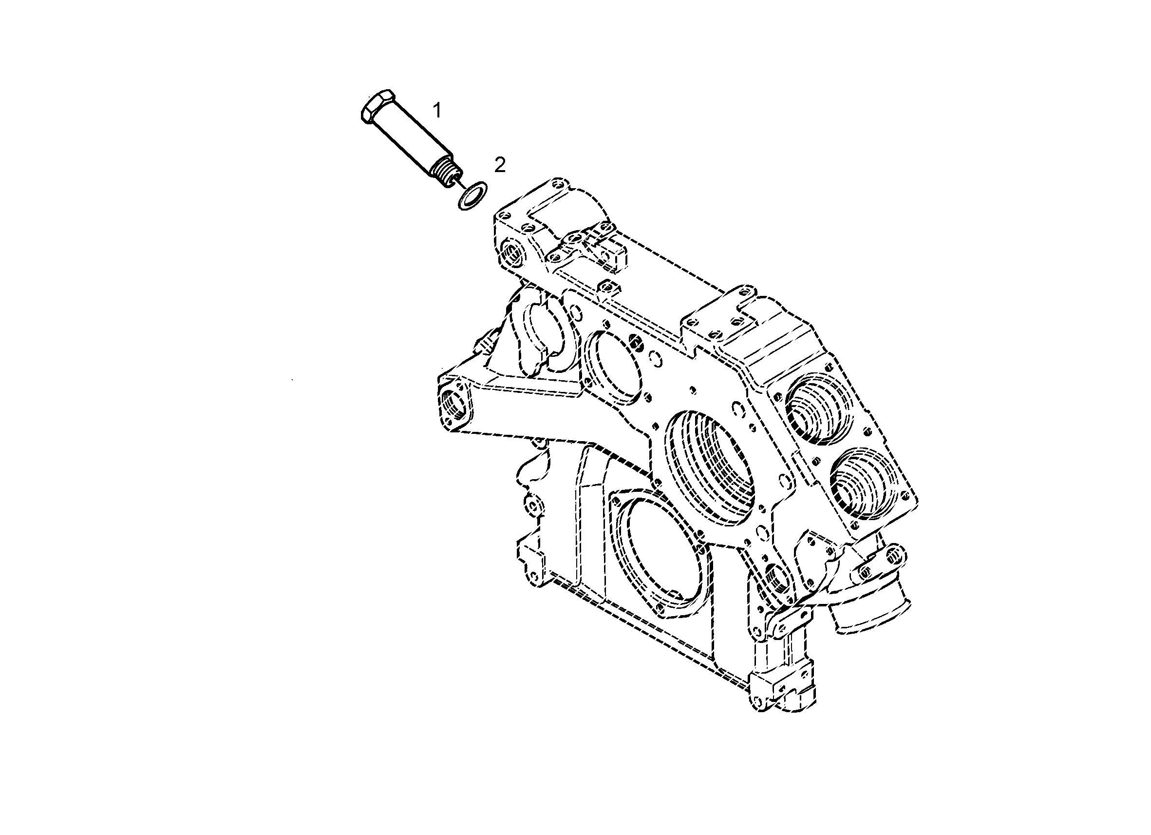 ТРУБКА РАСПОРНАЯ 9074613 LIEBHERR