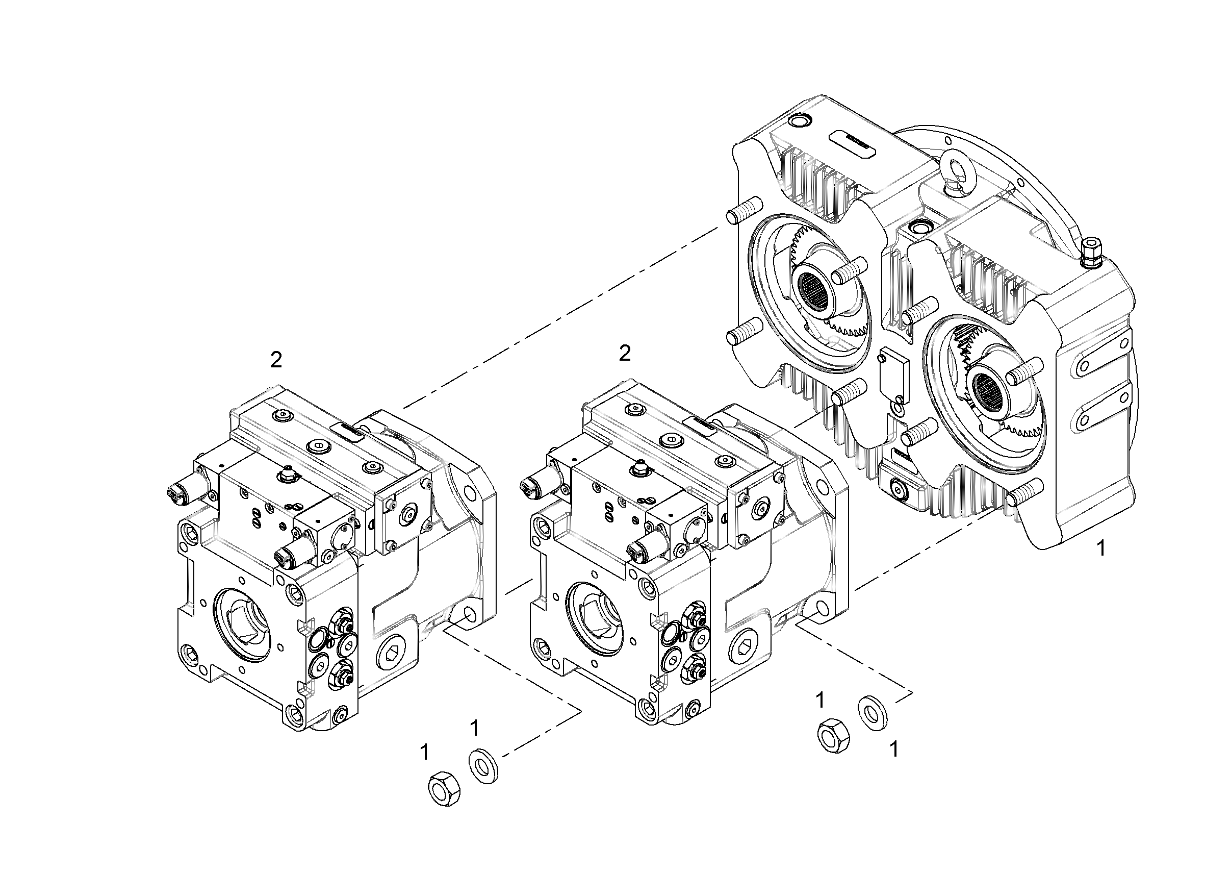 КОРОБКА НАСОСА РАЗДАТОЧНАЯ 10119842 LIEBHERR
