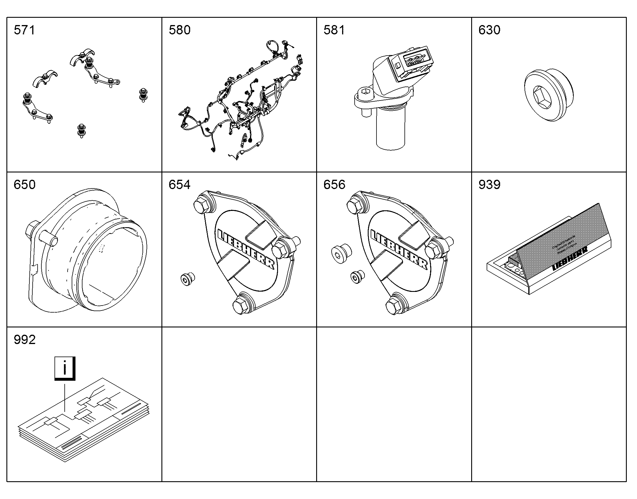 КАБЕЛЬНЫЙ ЖГУТ 10142997 LIEBHERR