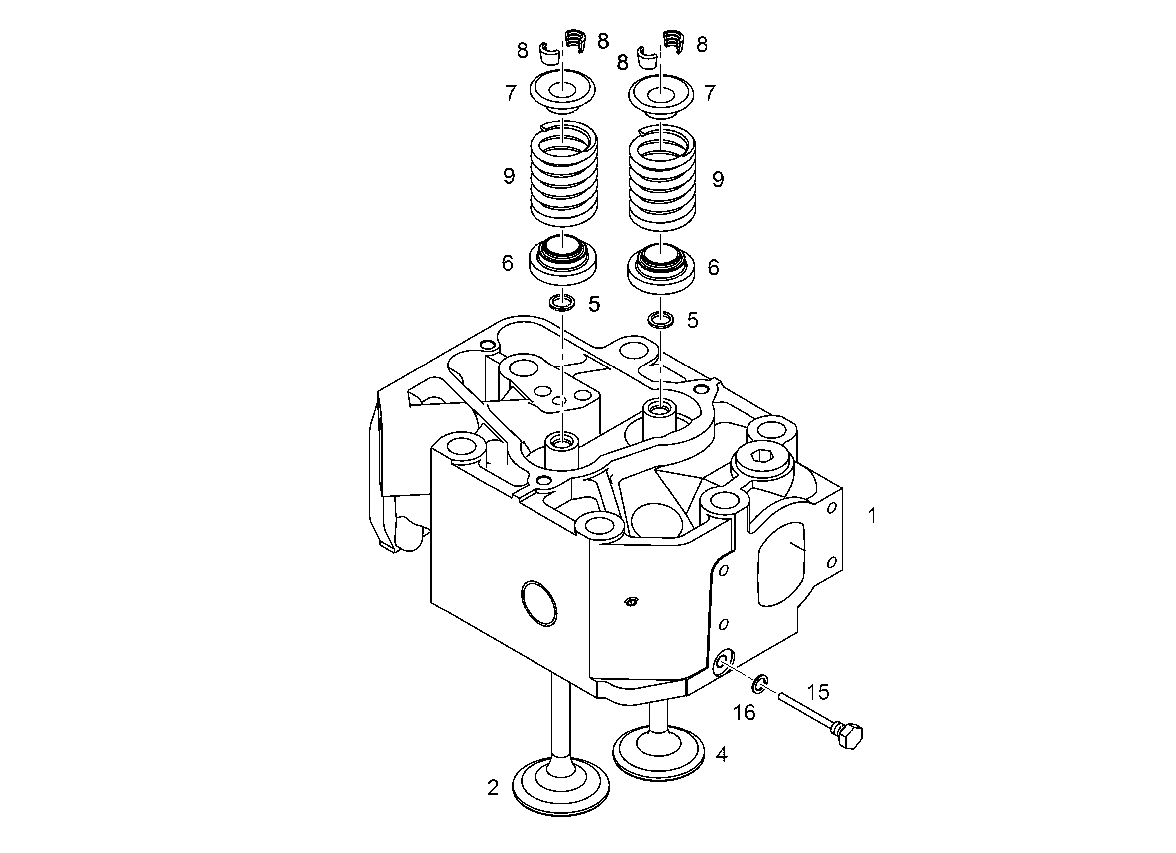 ЗАГЛУШКА РЕЗЬБОВАЯ M8X1 St Rm>500N/mm² 10116418 LIEBHERR