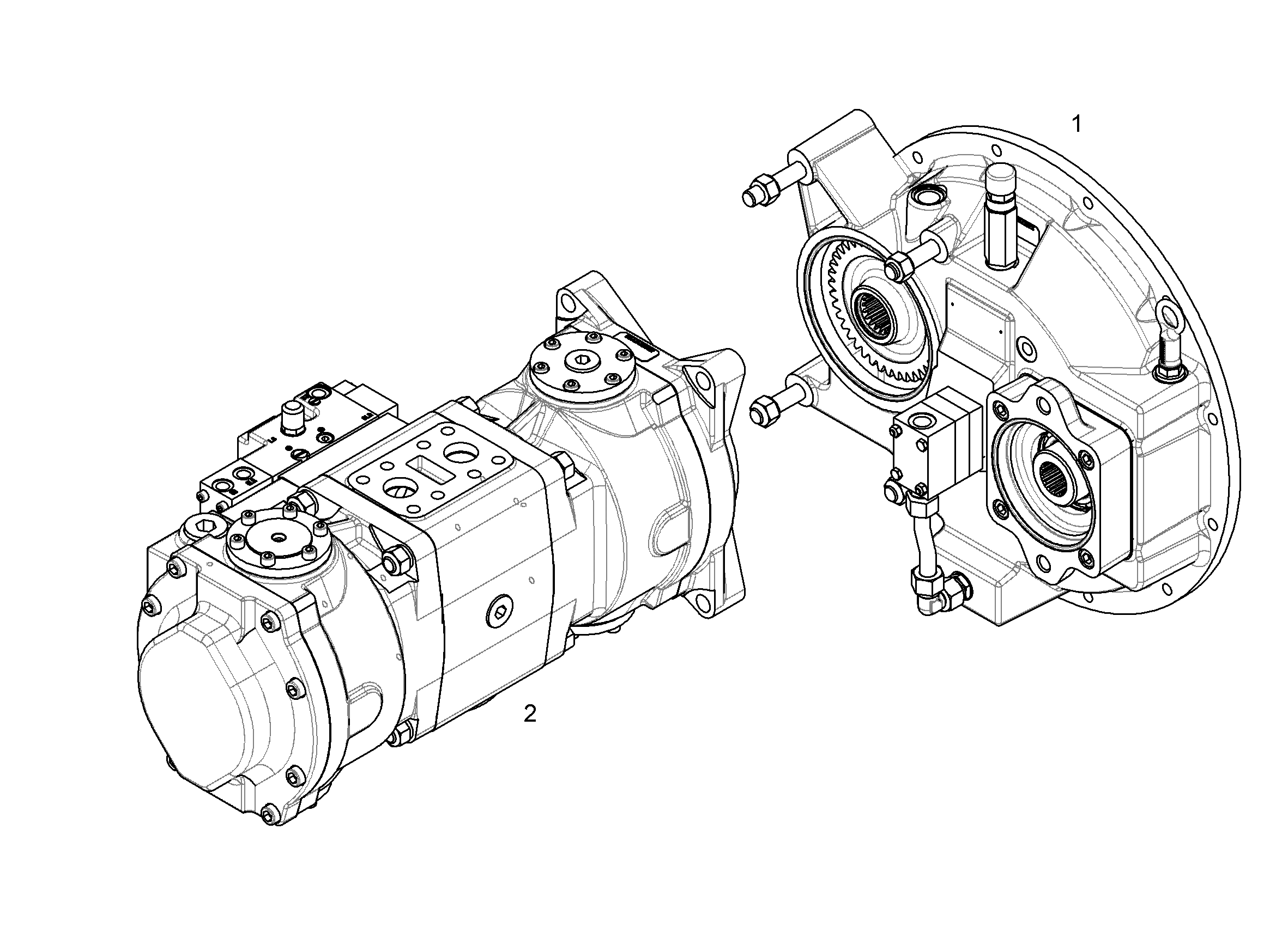 КОРОБКА НАСОСА РАЗДАТОЧНАЯ 9080170 LIEBHERR