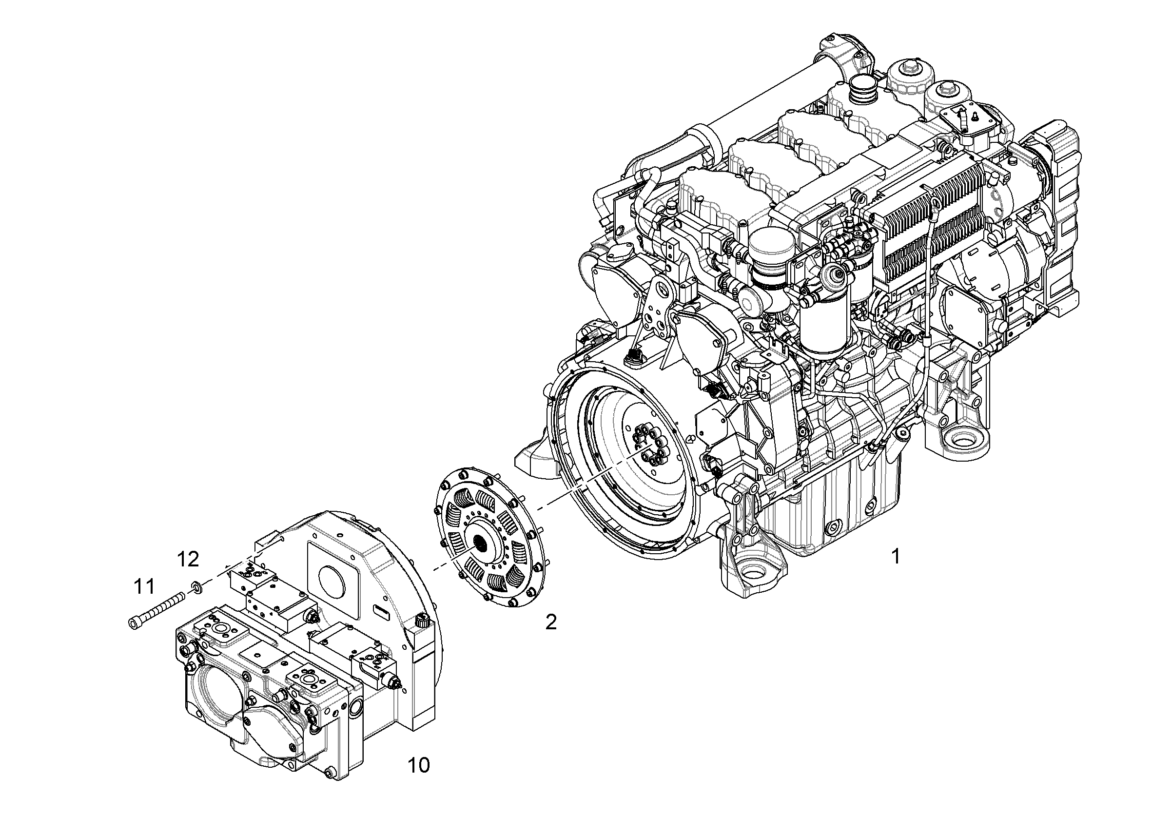 ДВИГАТЕЛЬ ДИЗЕЛЬНЫЙ D934 S A6 115 kW 10116991 LIEBHERR