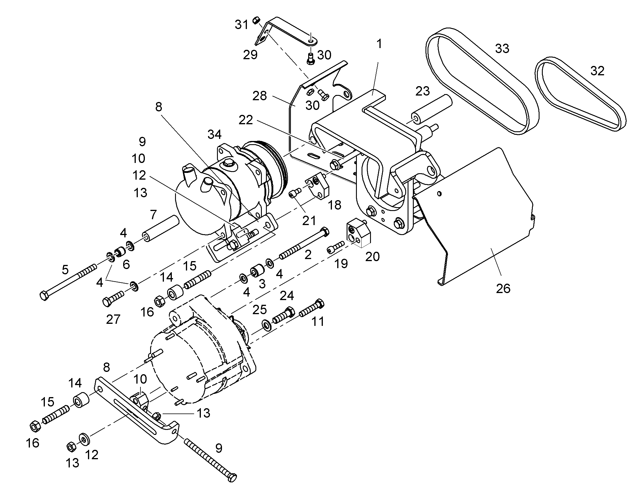 ДЕТАЛИ КРЕПЛЕНИЯ 10116107 LIEBHERR