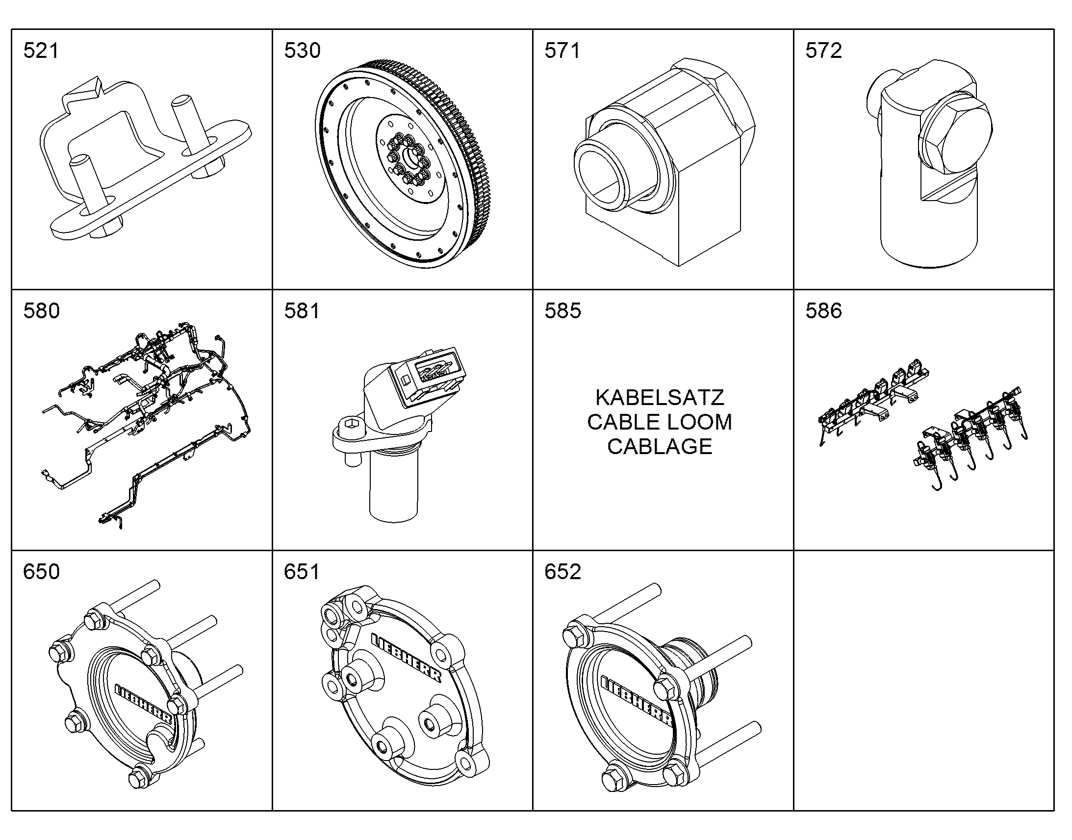 ЭЛЕМЕНТЫ ЗАПИРАЮЩИЕ 11429246 LIEBHERR