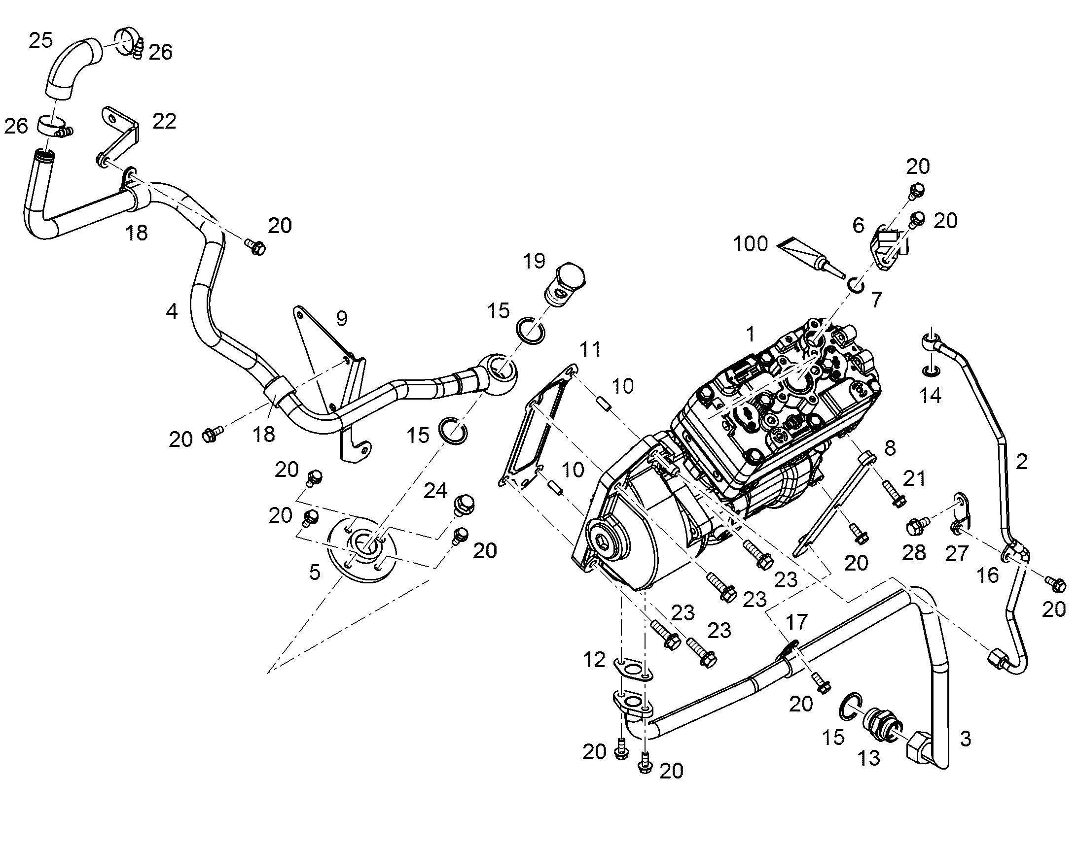 ПЕРЕХОДНИК 10143295 LIEBHERR