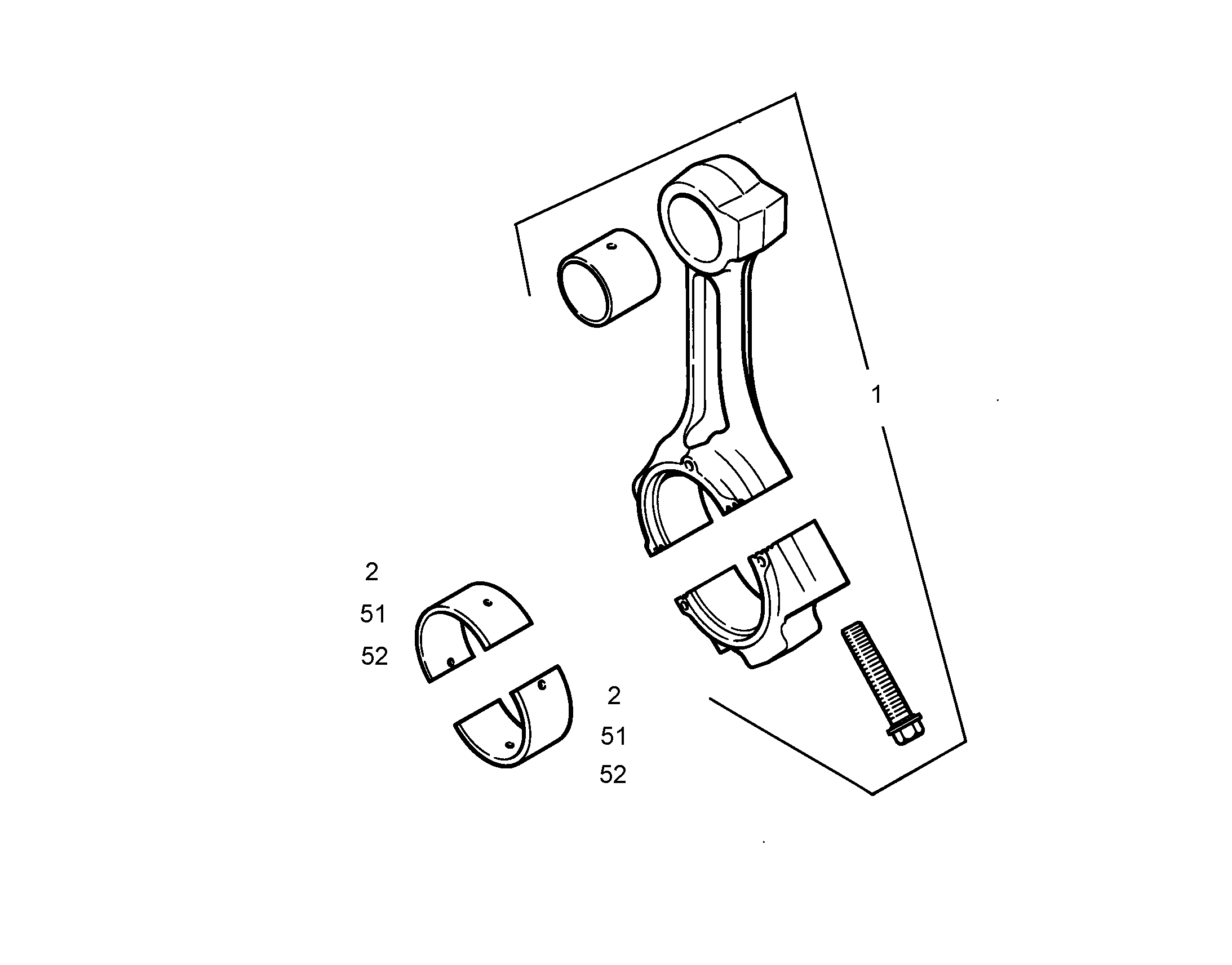 RS2 ПОДШИПНИК ШАТУНА D=96,50 L=31 9887752 LIEBHERR