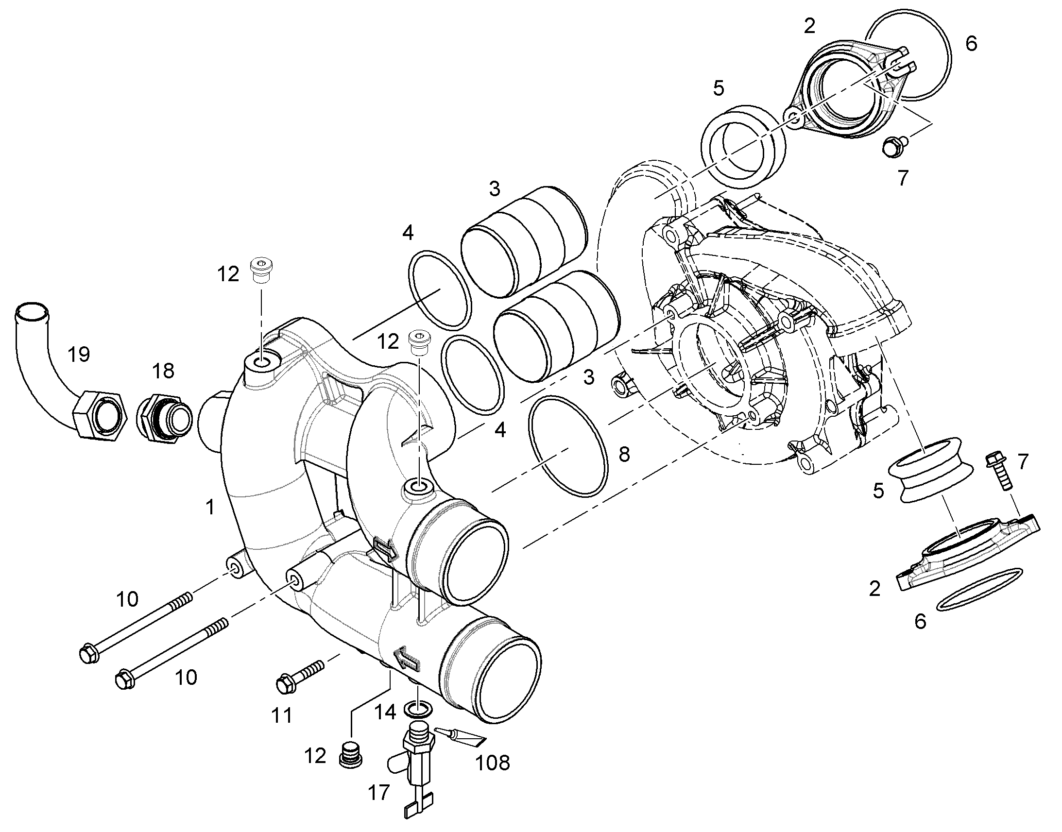СОЕДИНЕНИЕ РЕЗЬБОВОЕ GE 28L M30X1,5 ED-FKM 11067965 LIEBHERR
