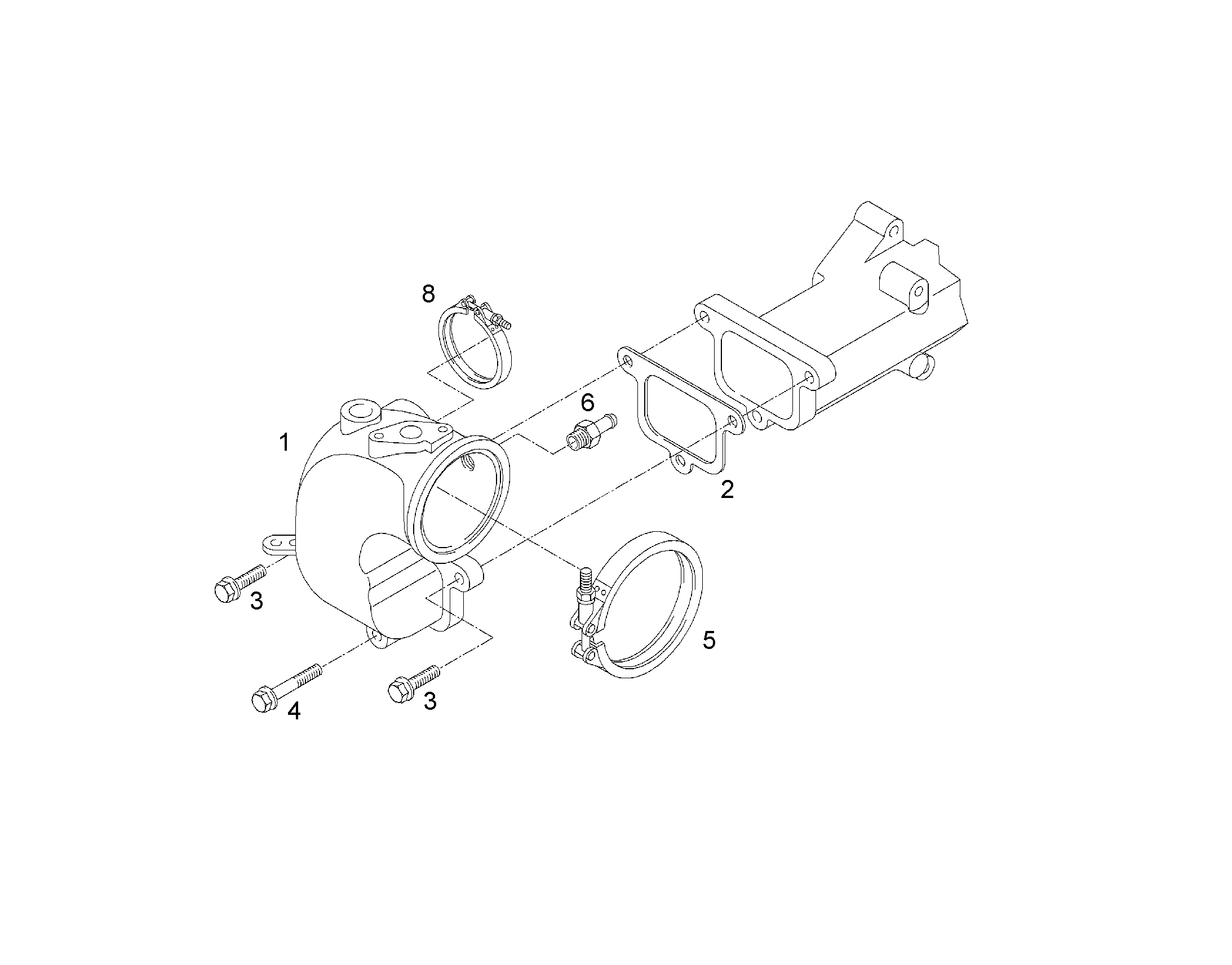 СТЯЖНОЙ ХОМУТ 72 W1-2 10336206 LIEBHERR