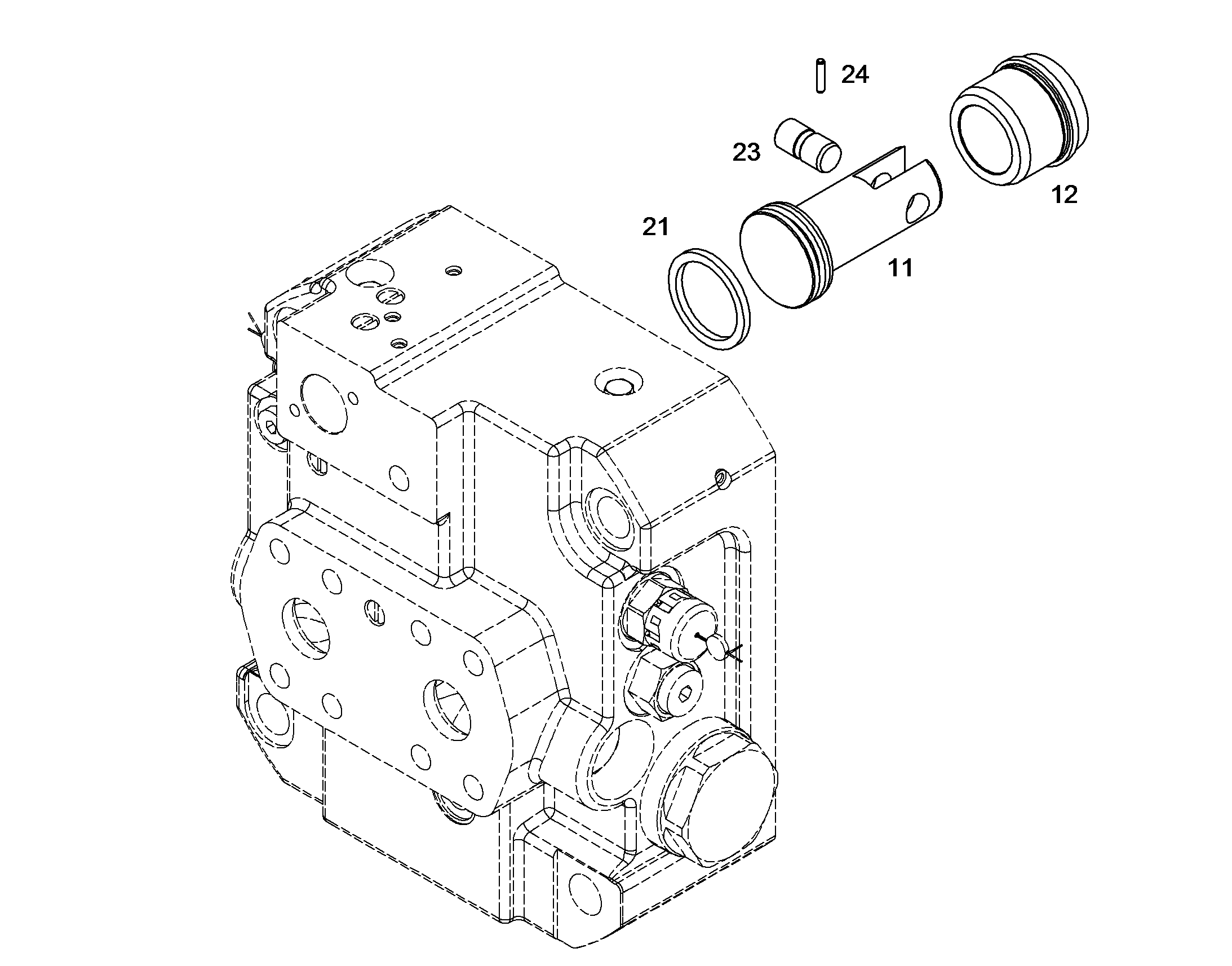 ОБОЛОЧЕЧНОЕ КОЛЬЦО 40X32,5X3,2 10286953 LIEBHERR