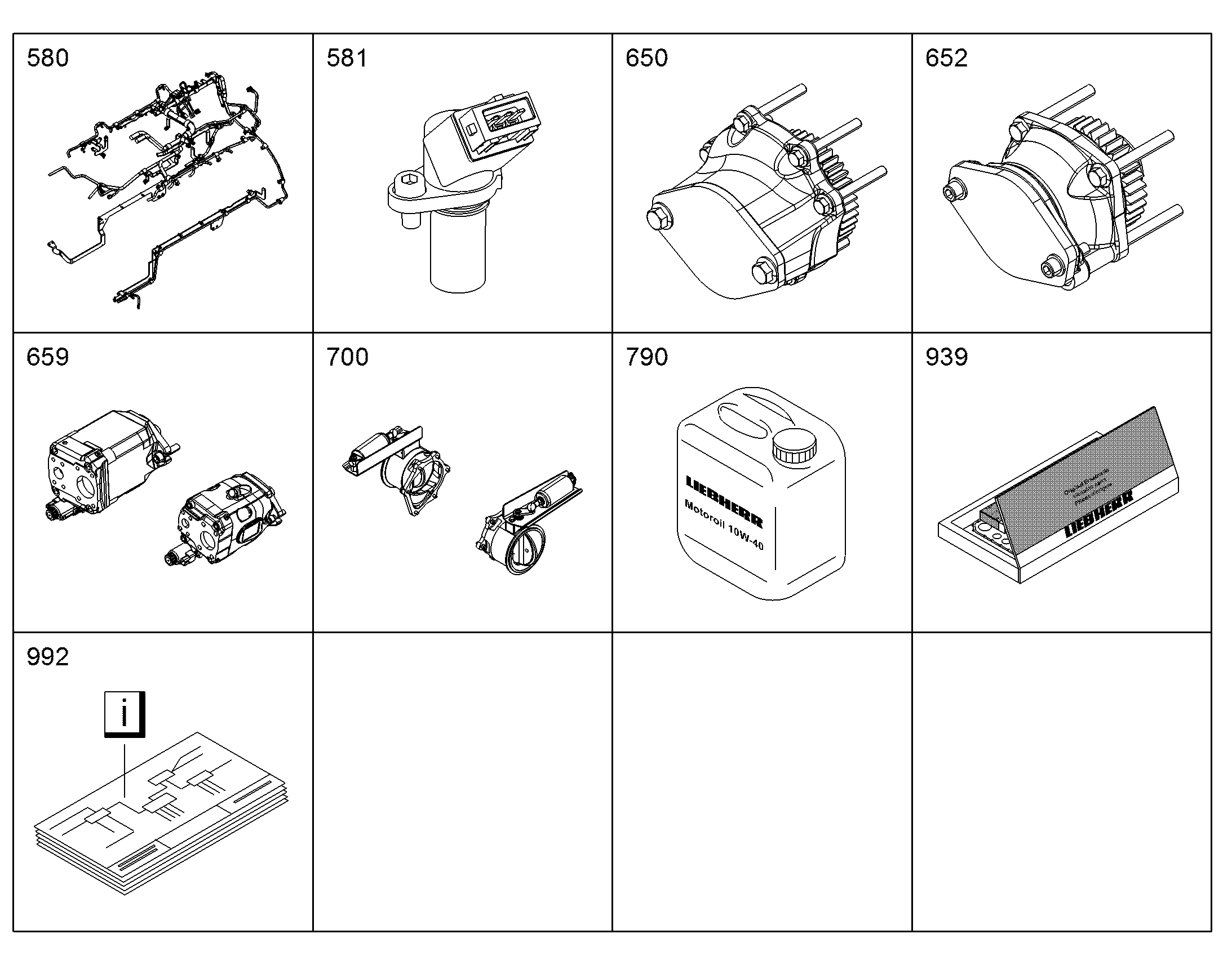 МОТОРНЫЙ ТОРМОЗ, КОМПЛЕКТ 10146227 LIEBHERR