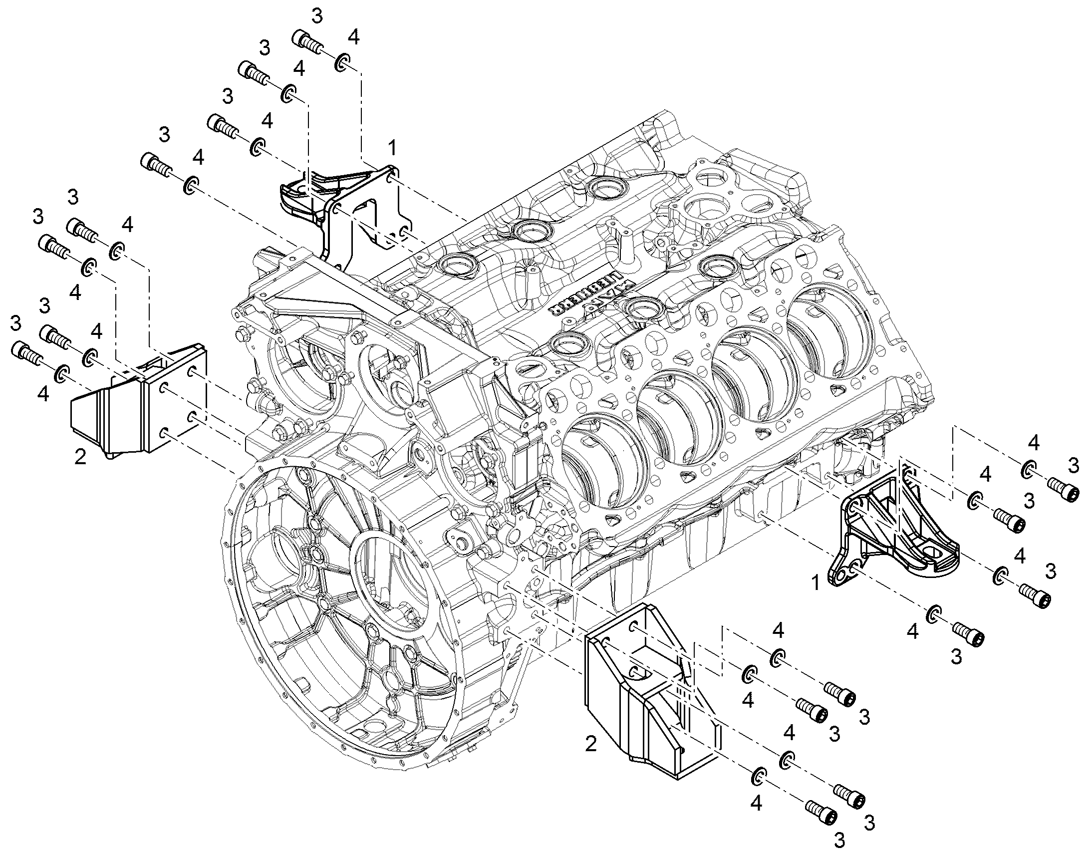 ДЕТАЛИ КРЕПЛЕНИЯ 10146806 LIEBHERR