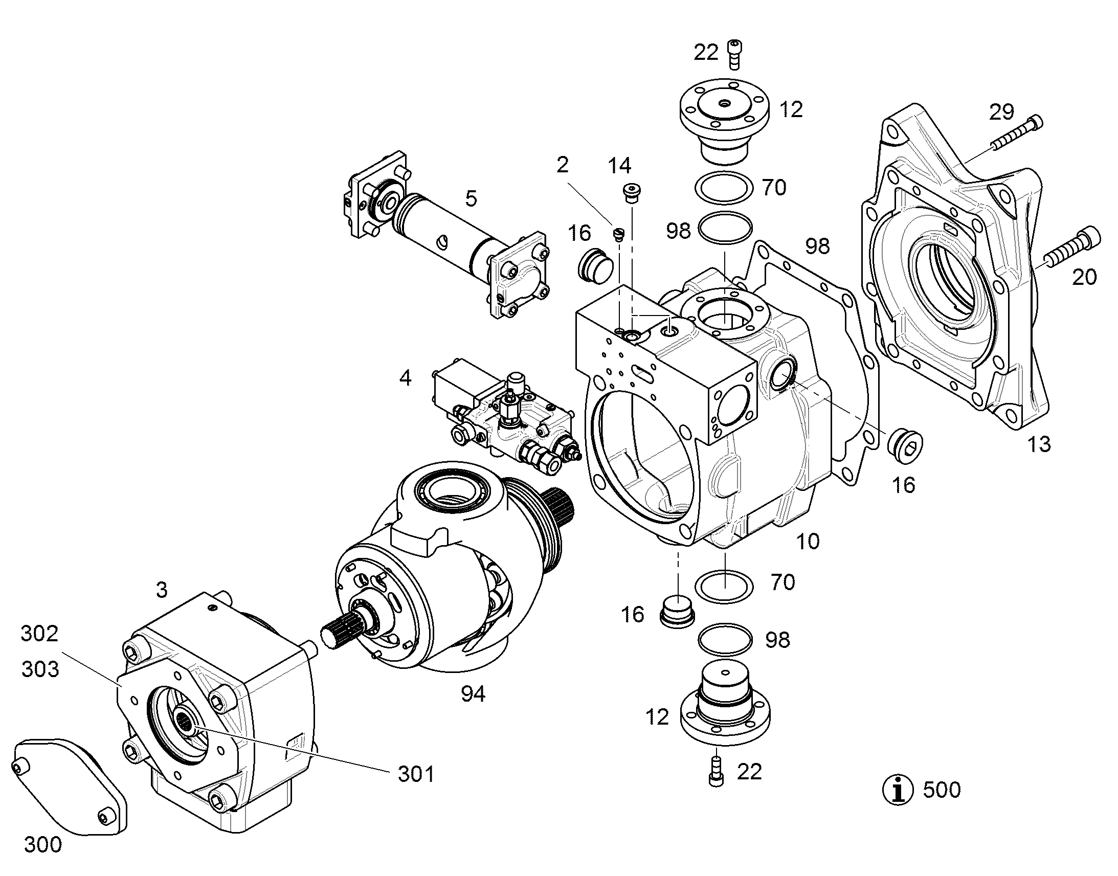 КОМПЛЕКТ УПЛОТНЕНИЙ NG 165 10125972 LIEBHERR