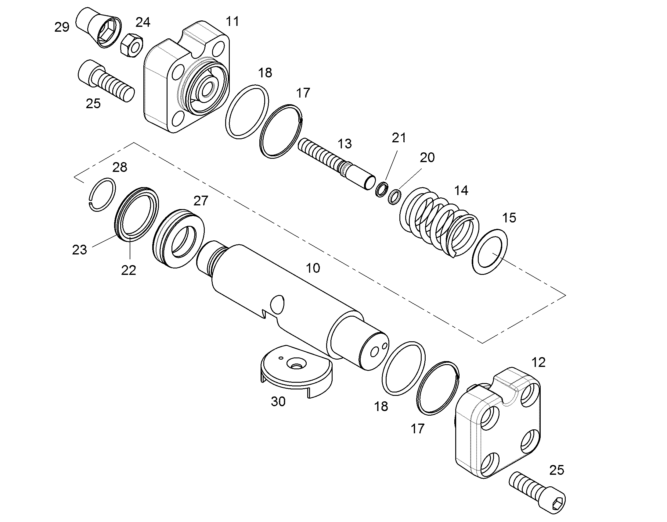 ПОРШЕНЬ РЕГУЛИРУЮЩИЙ NG 140 9072589 LIEBHERR