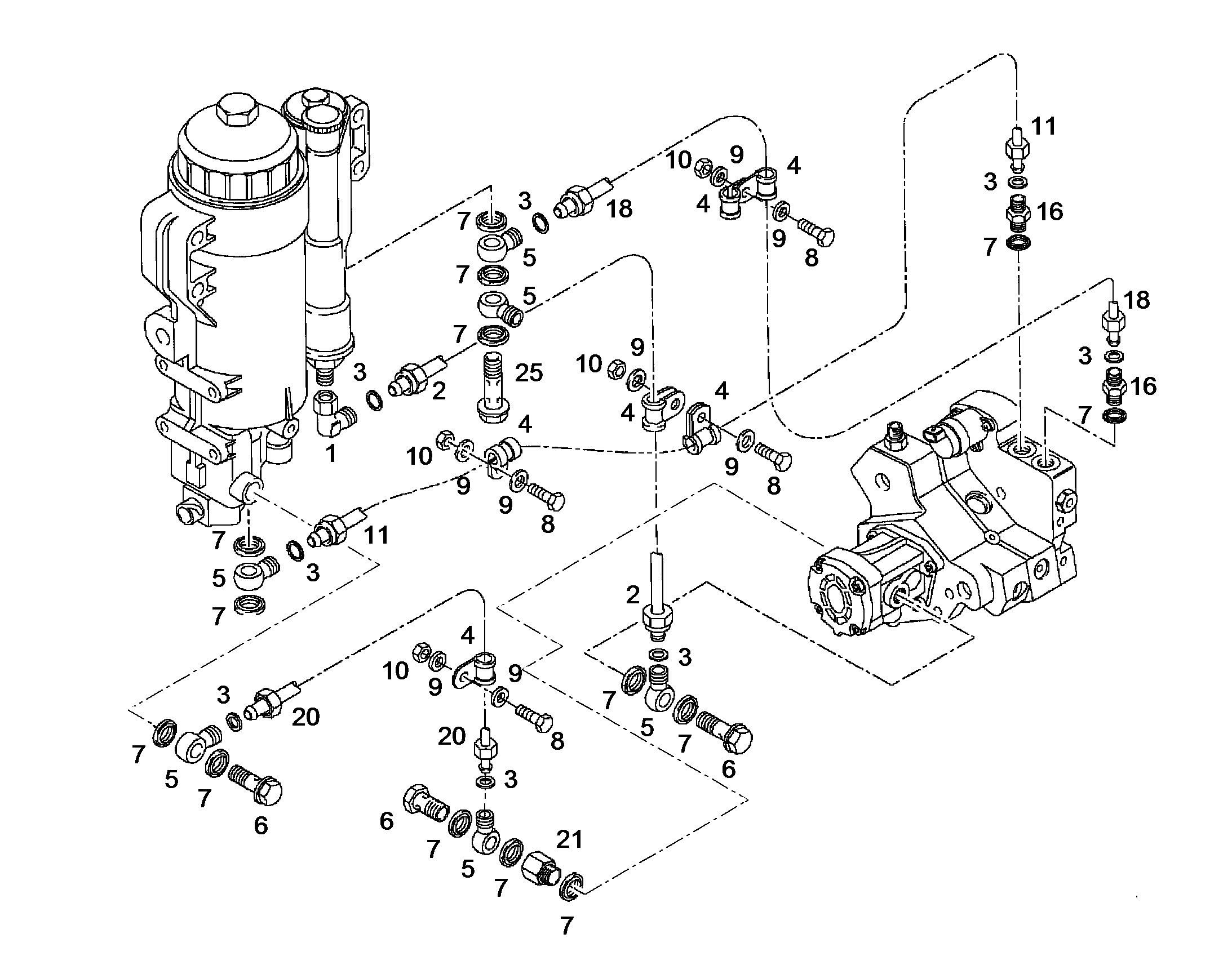 ТОПЛИВОПРОВОД 10652604 LIEBHERR
