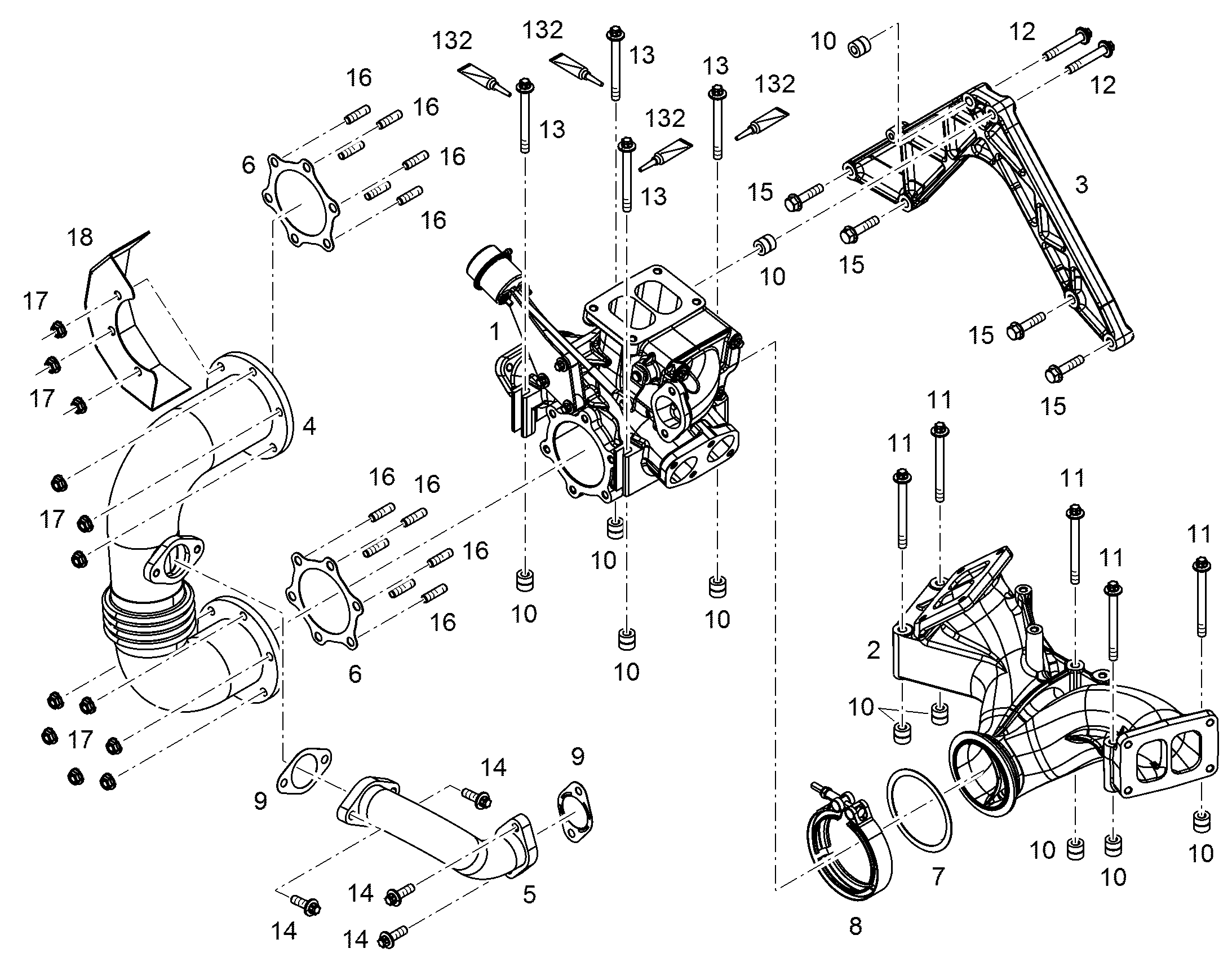 СТЯЖНОЙ ХОМУТ d=115/118X25 10153543 LIEBHERR