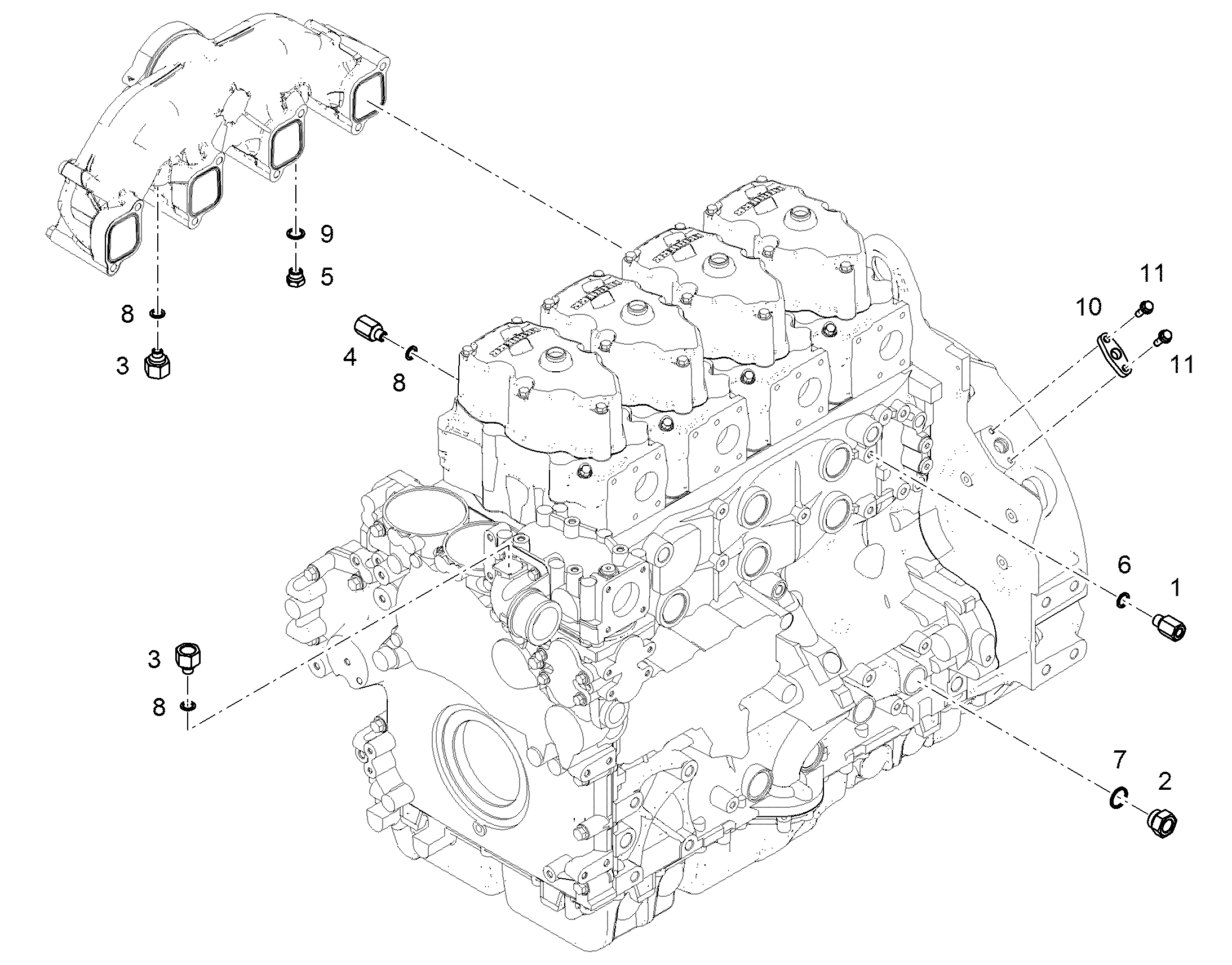 ШТУЦЕР ПЕРЕХОДНОЙ M18X1.5 - G1/4' 11394115 LIEBHERR