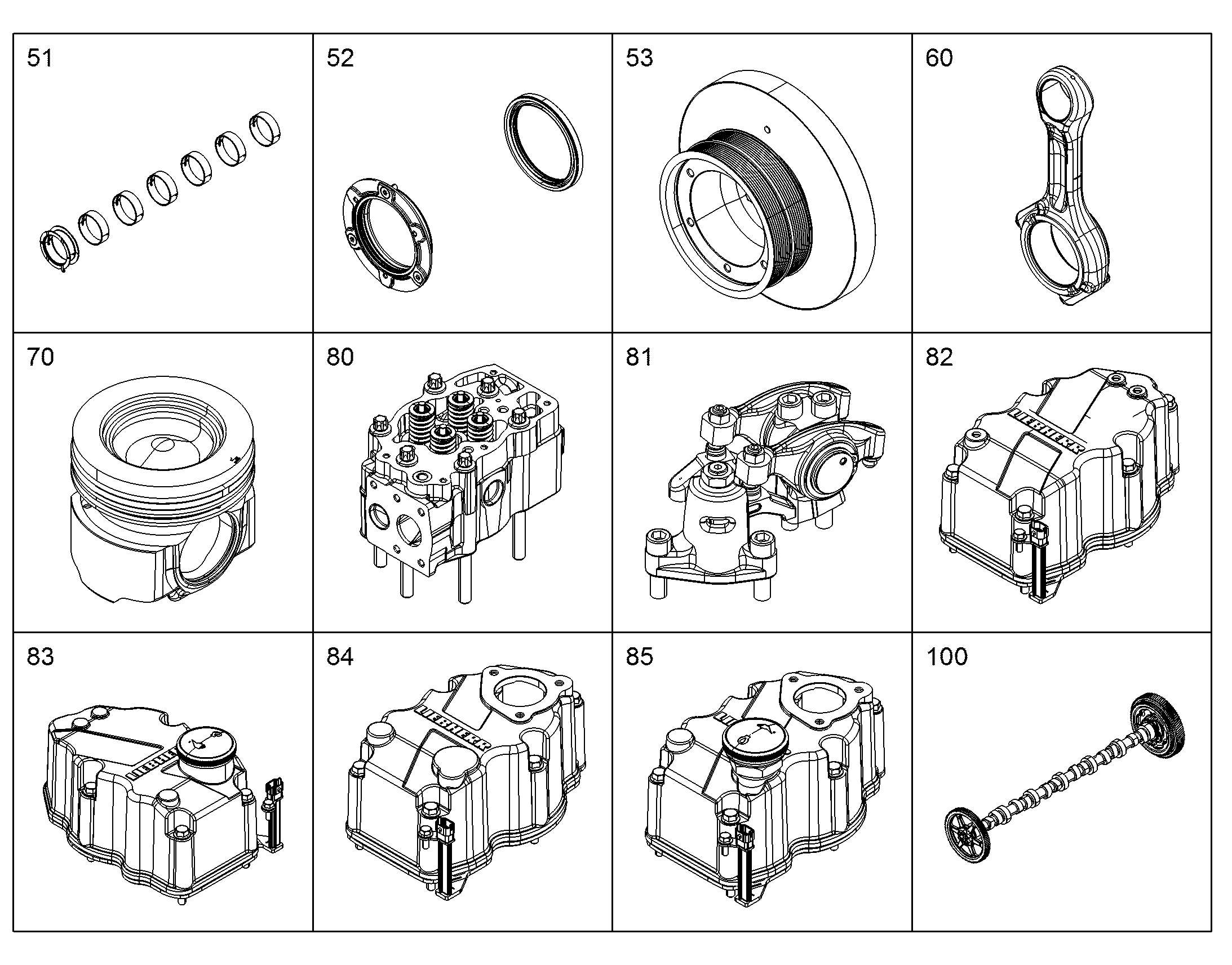 ПОРШЕНЬ В СБОРЕ d=122 10140902 LIEBHERR