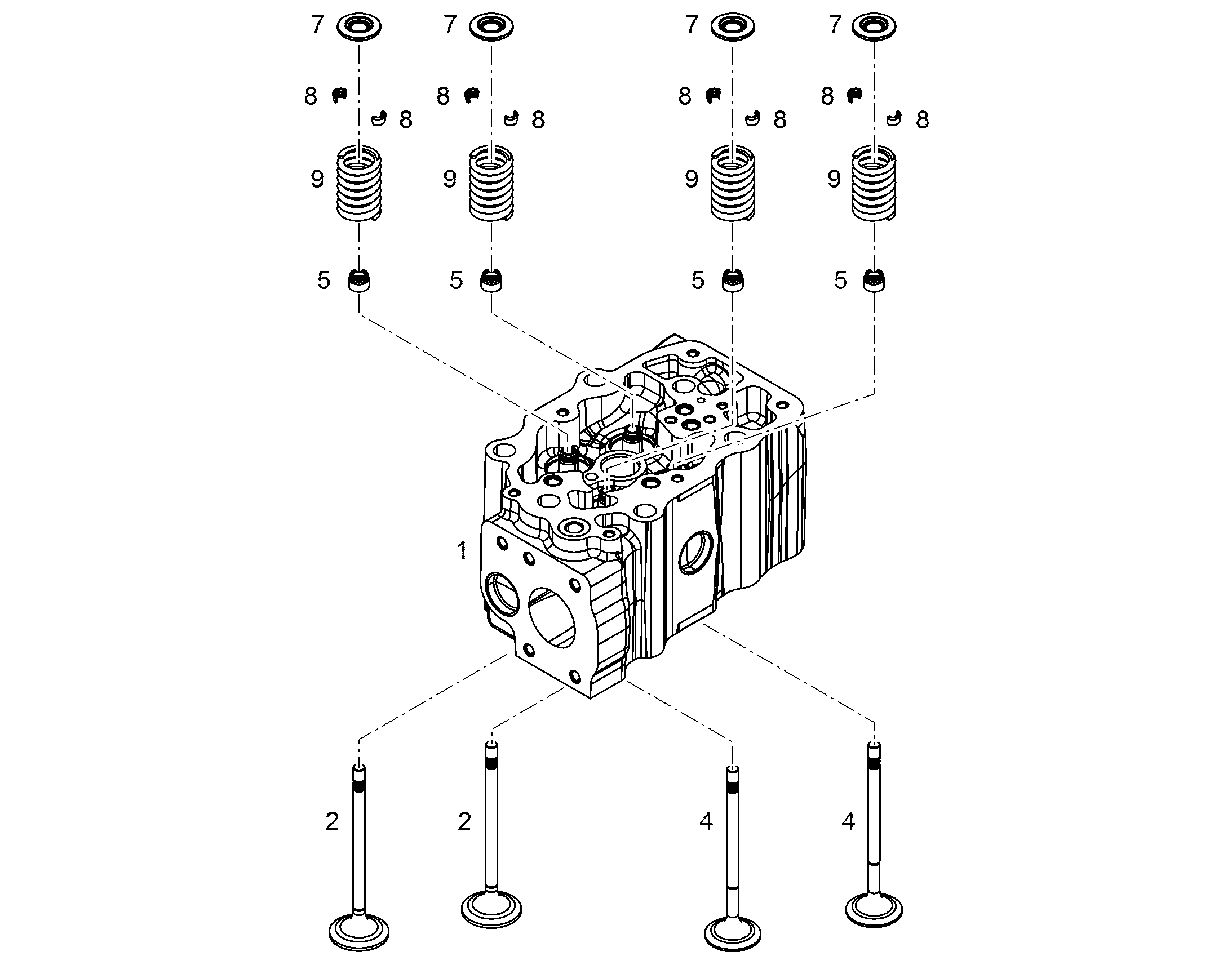 Прижимная пружина 4,800X28,200X62 10153356 LIEBHERR