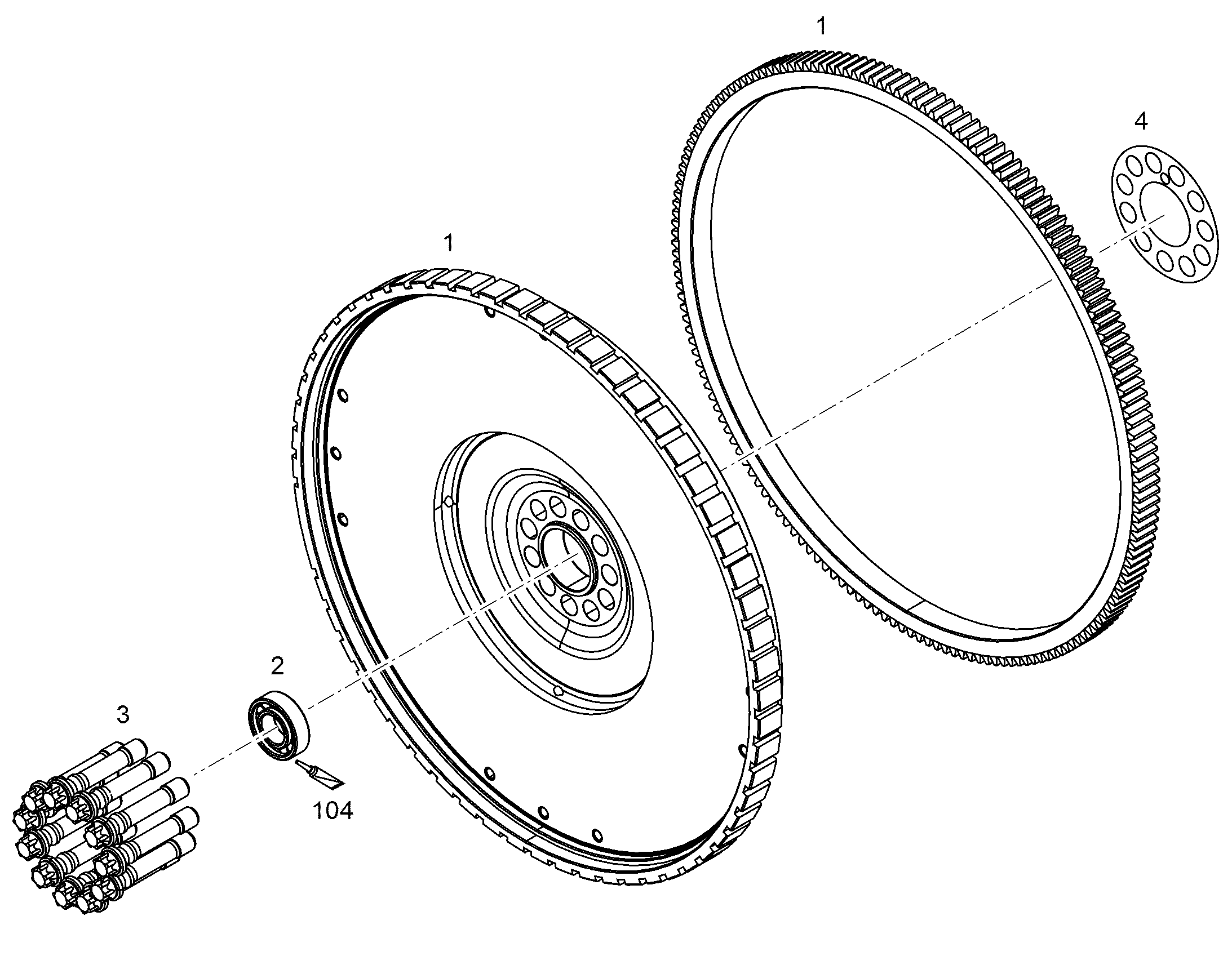 ВИНТ С ШЕСТИГРАННОЙ ГОЛОВКОЙ M16X1,5X83,5 32CrB4/10.9 ZNPH 10144740 LIEBHERR