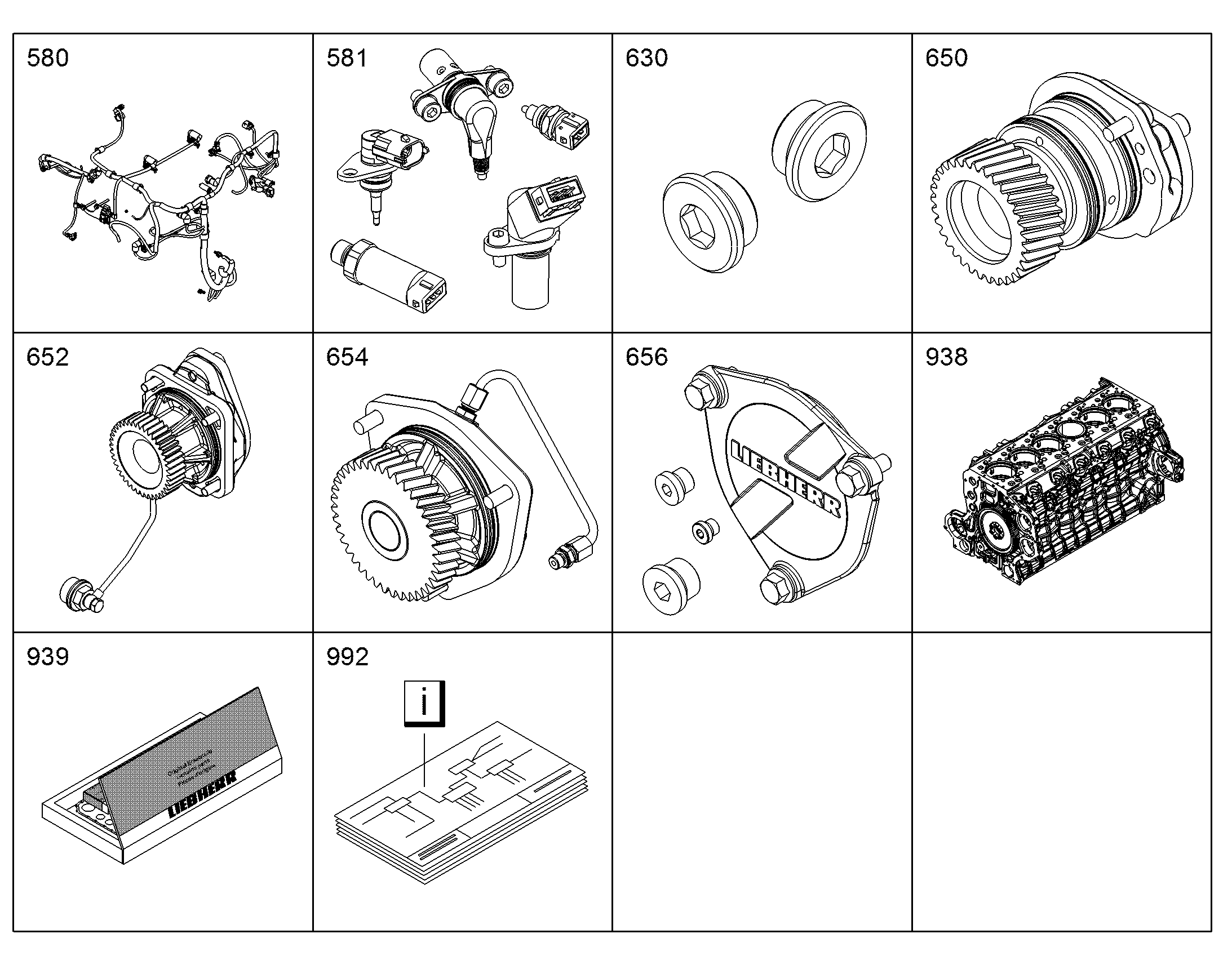 КАБЕЛЬНЫЙ ЖГУТ 10138337 LIEBHERR