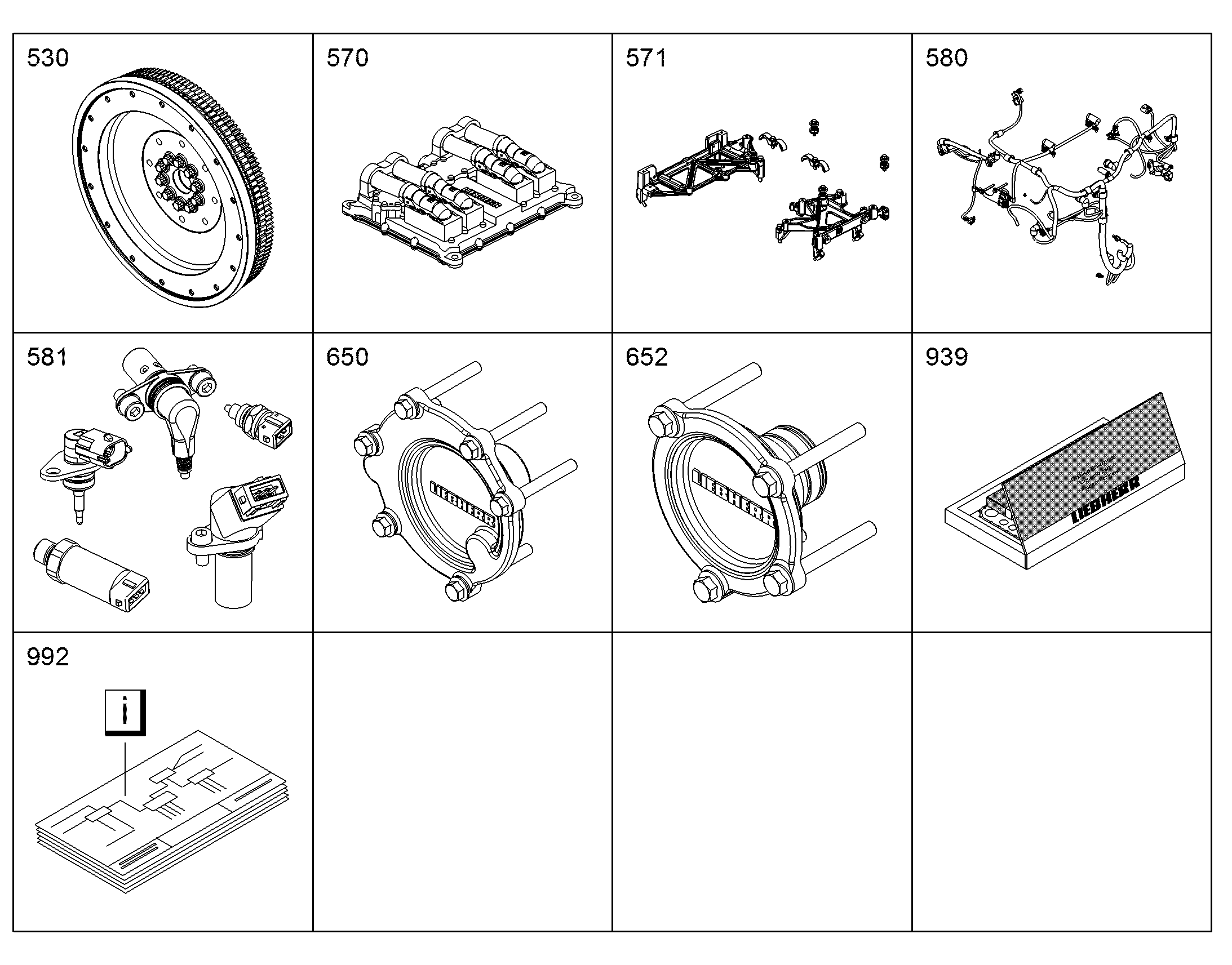 КАБЕЛЬНЫЙ ЖГУТ 10146304 LIEBHERR