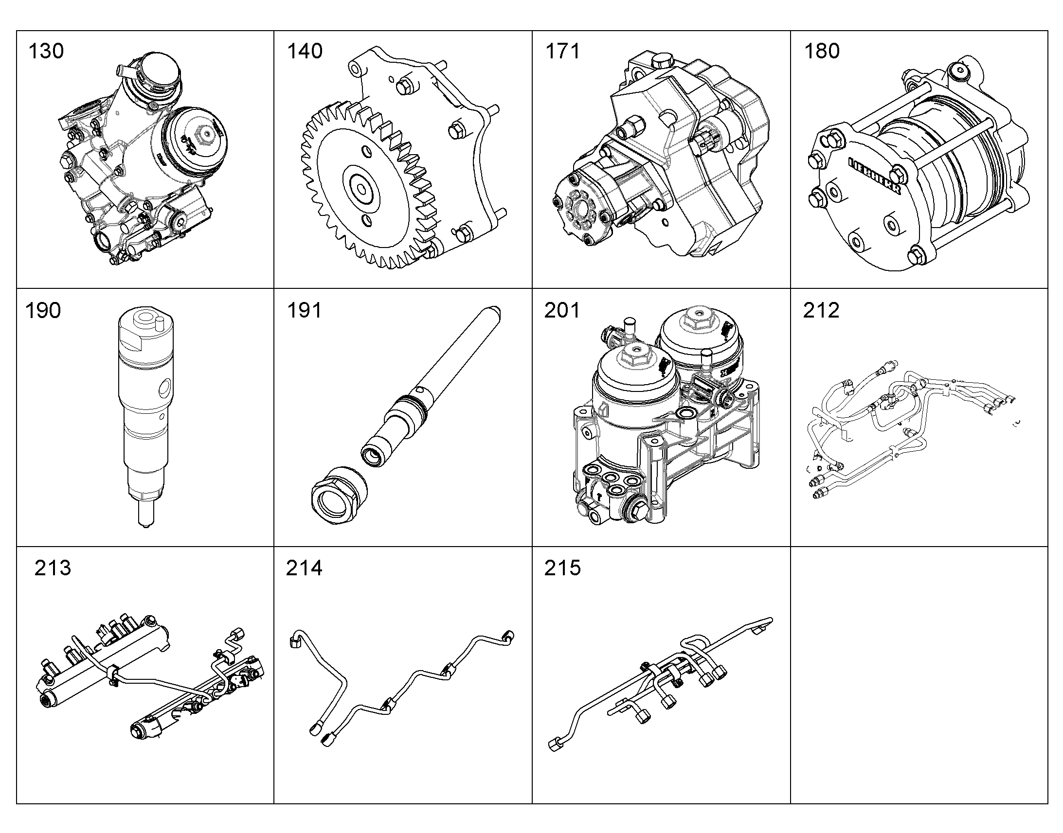 ТОПЛИВОПРОВОДЫ 10124780 LIEBHERR