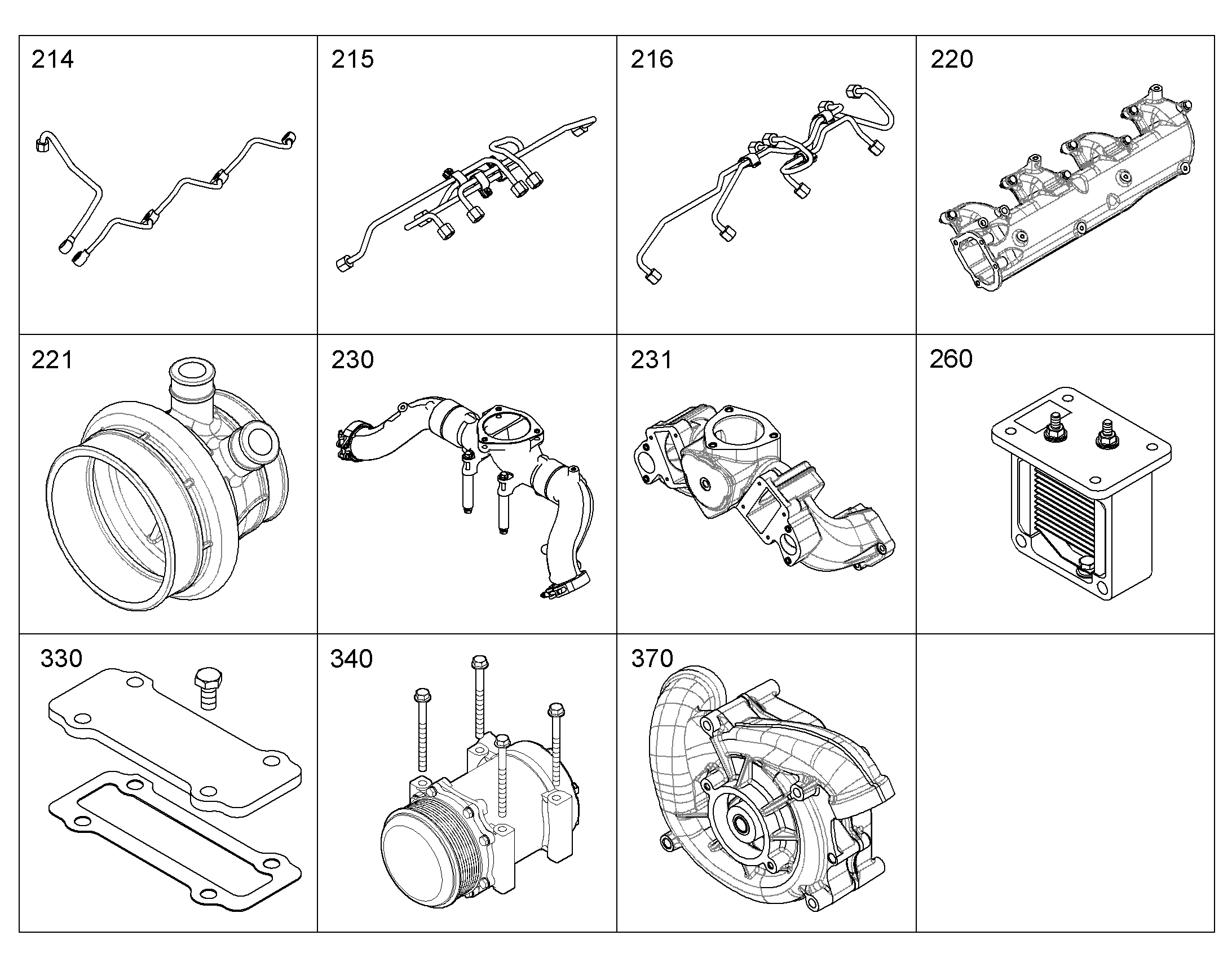 КОМПРЕССОР КОНДИЦ. С МОНТ.ДЕТ. 10128845 LIEBHERR