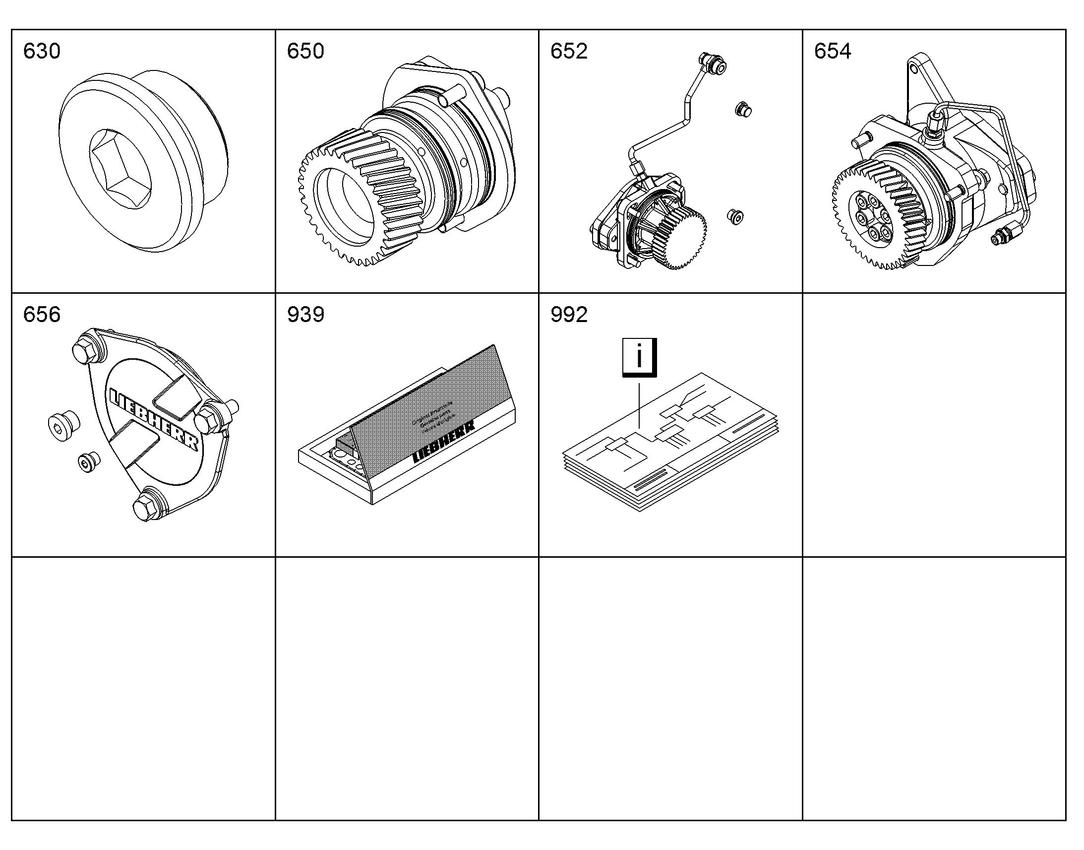 ЭЛЕКТРИКА ДВИГАТЕЛЯ D934 A7 MOTOR 10141709 LIEBHERR