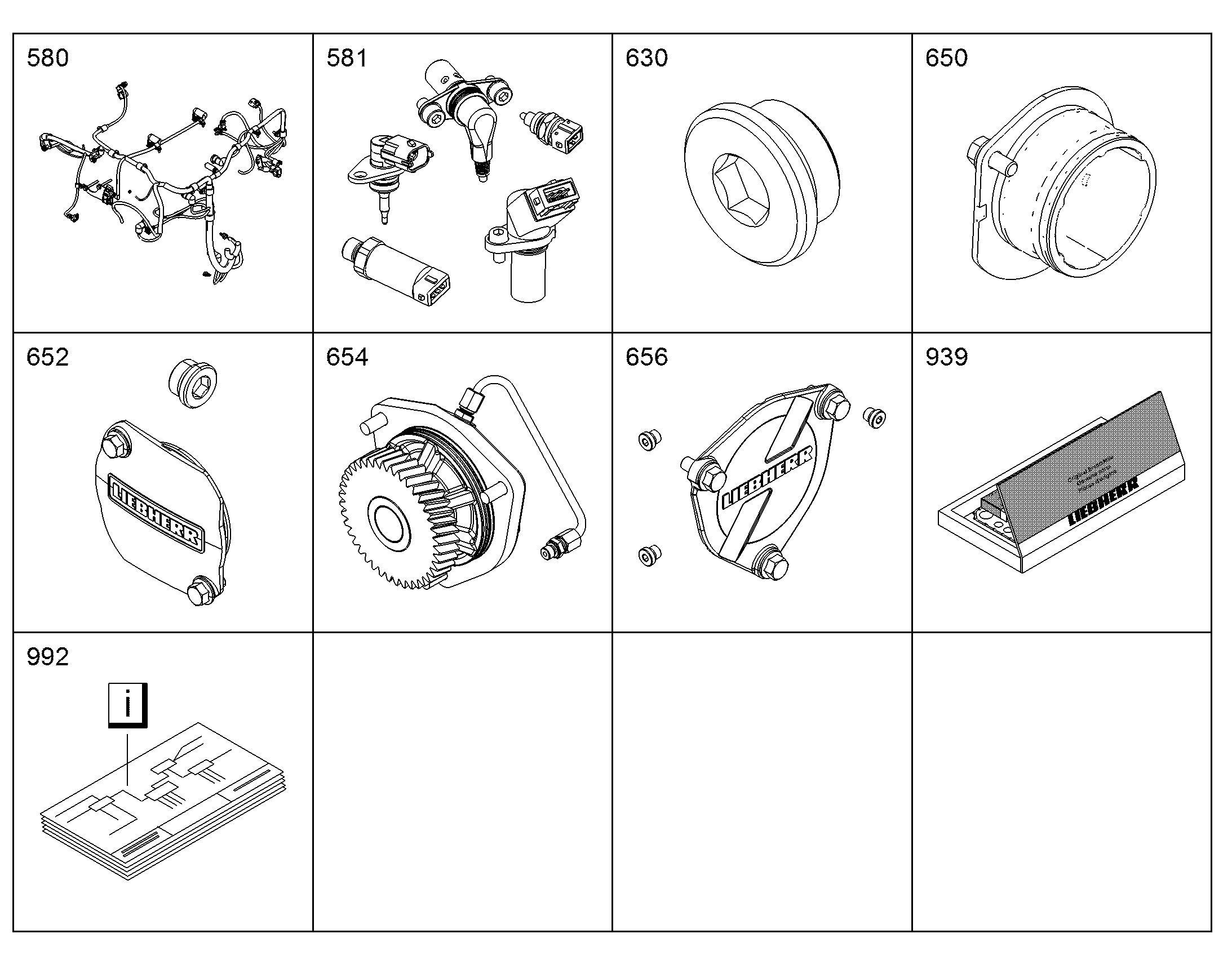 ЭЛЕМЕНТЫ ЗАПИРАЮЩИЕ 10137182 LIEBHERR