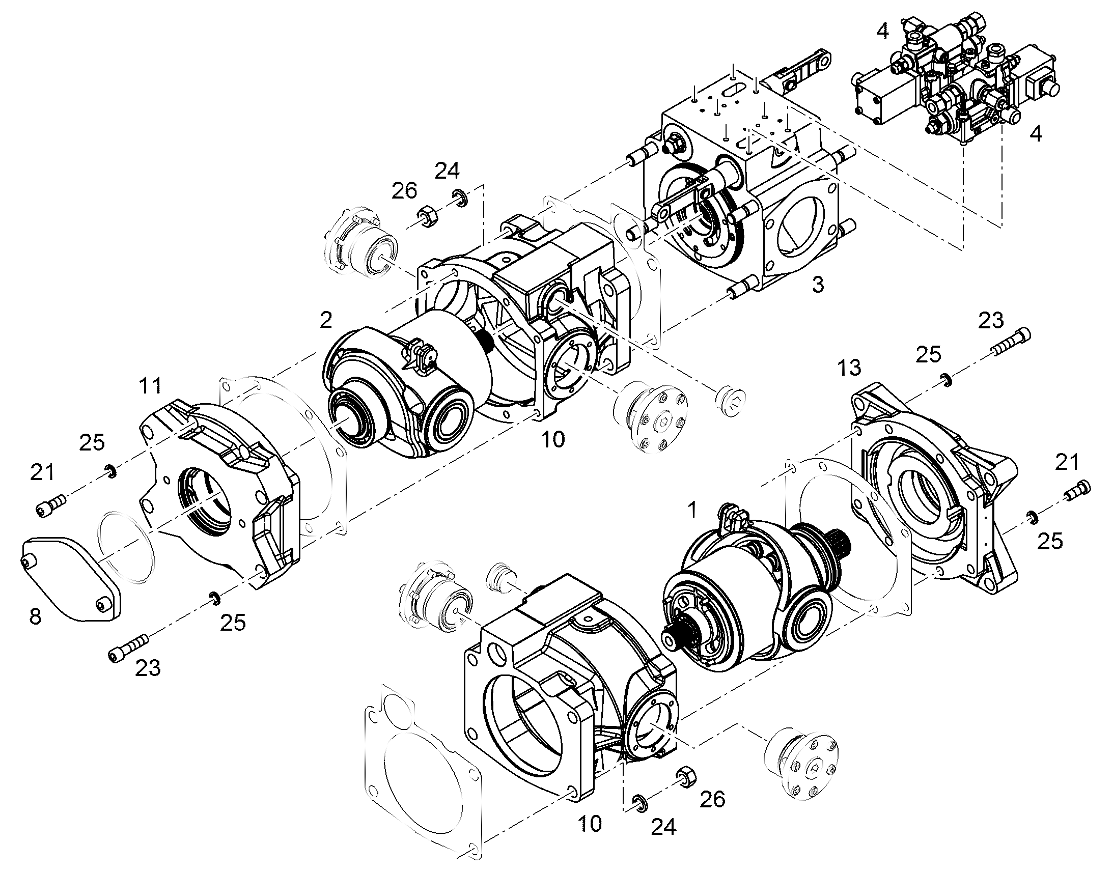 УЗЕЛ ПРИВОДНОЙ NG 140 10139749 LIEBHERR
