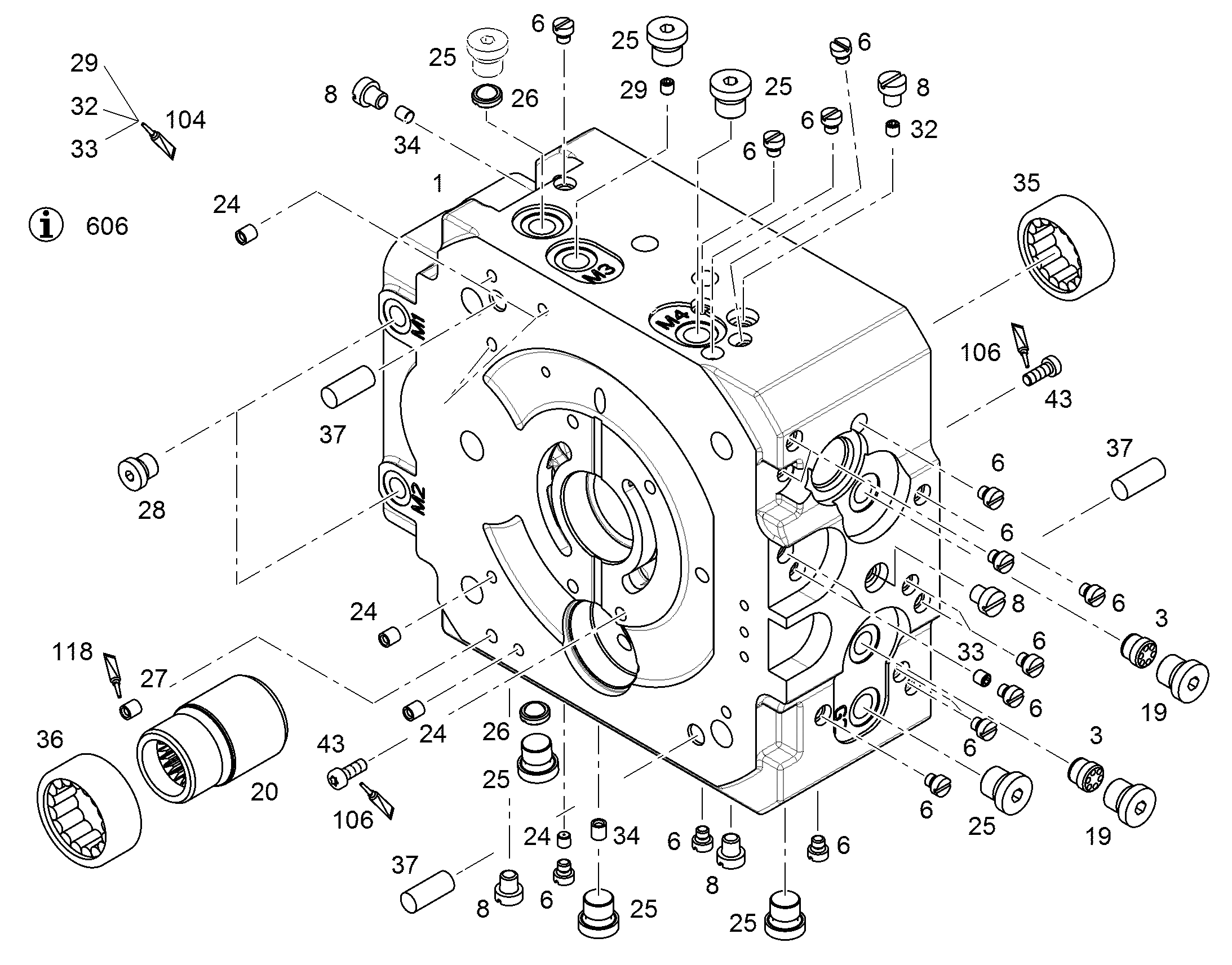 КАБЕЛЬНАЯ СТОЙКА СО ВТУЛКОЙ NG 108-165 (D) 10126915 LIEBHERR