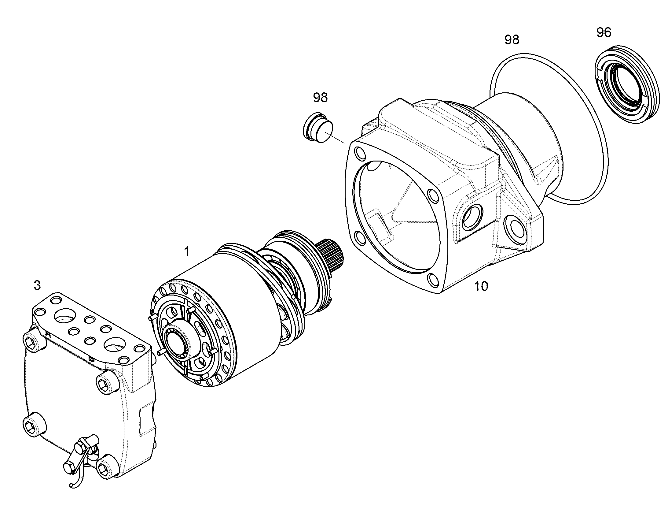 ПЛИТА СОЕДИНИТЕЛЬНАЯ NG 165 10138363 LIEBHERR