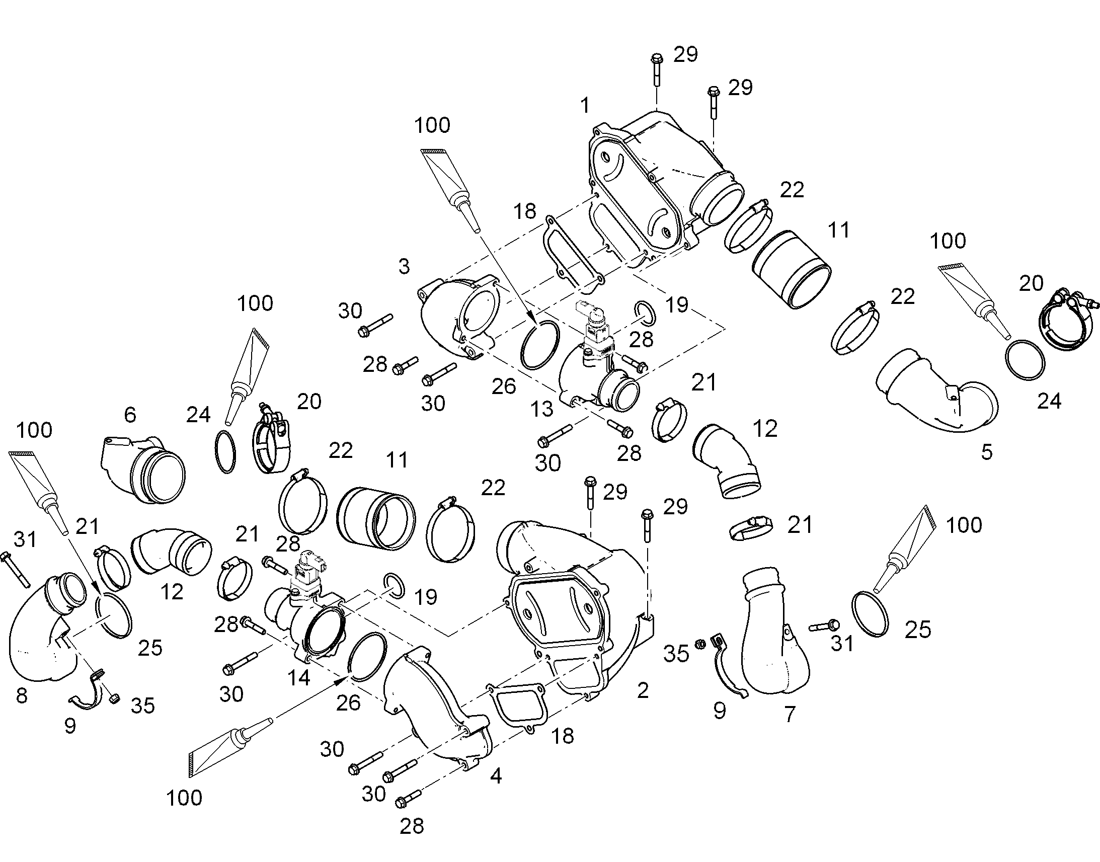 СКОБА d=75 10124779 LIEBHERR