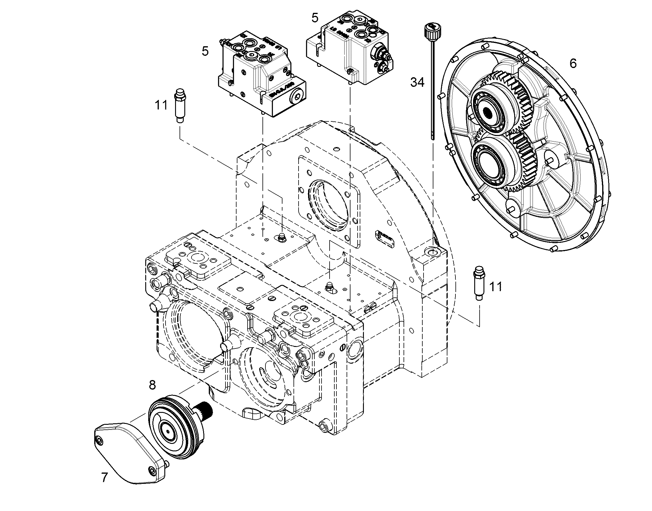 КЛАПАН РЕГУЛИРОВОЧНЫЙ LR1-LS1 (D) 12967351 LIEBHERR