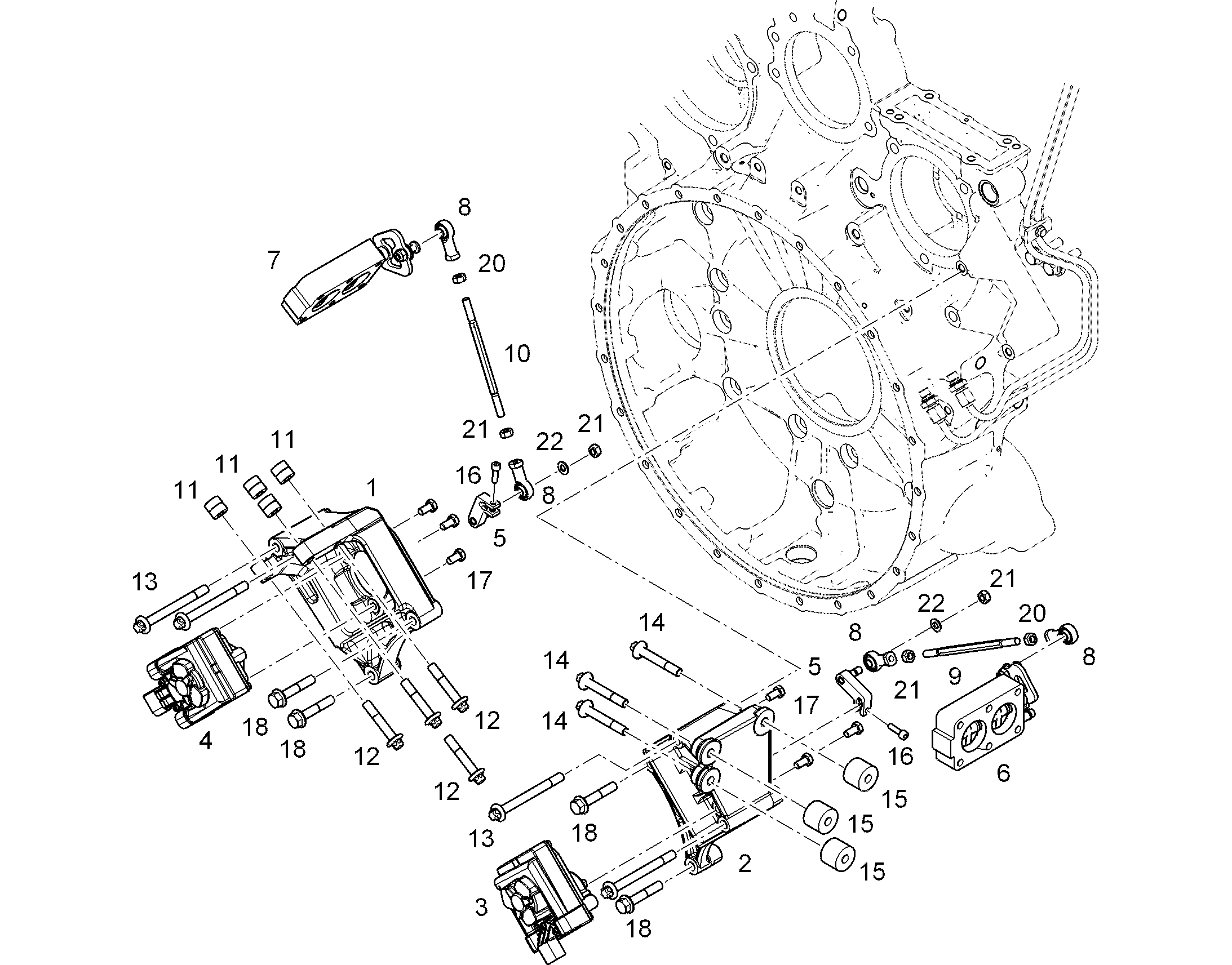 ШЕСТИГРАННАЯ ГАЙКА M8XLH 10330668 LIEBHERR